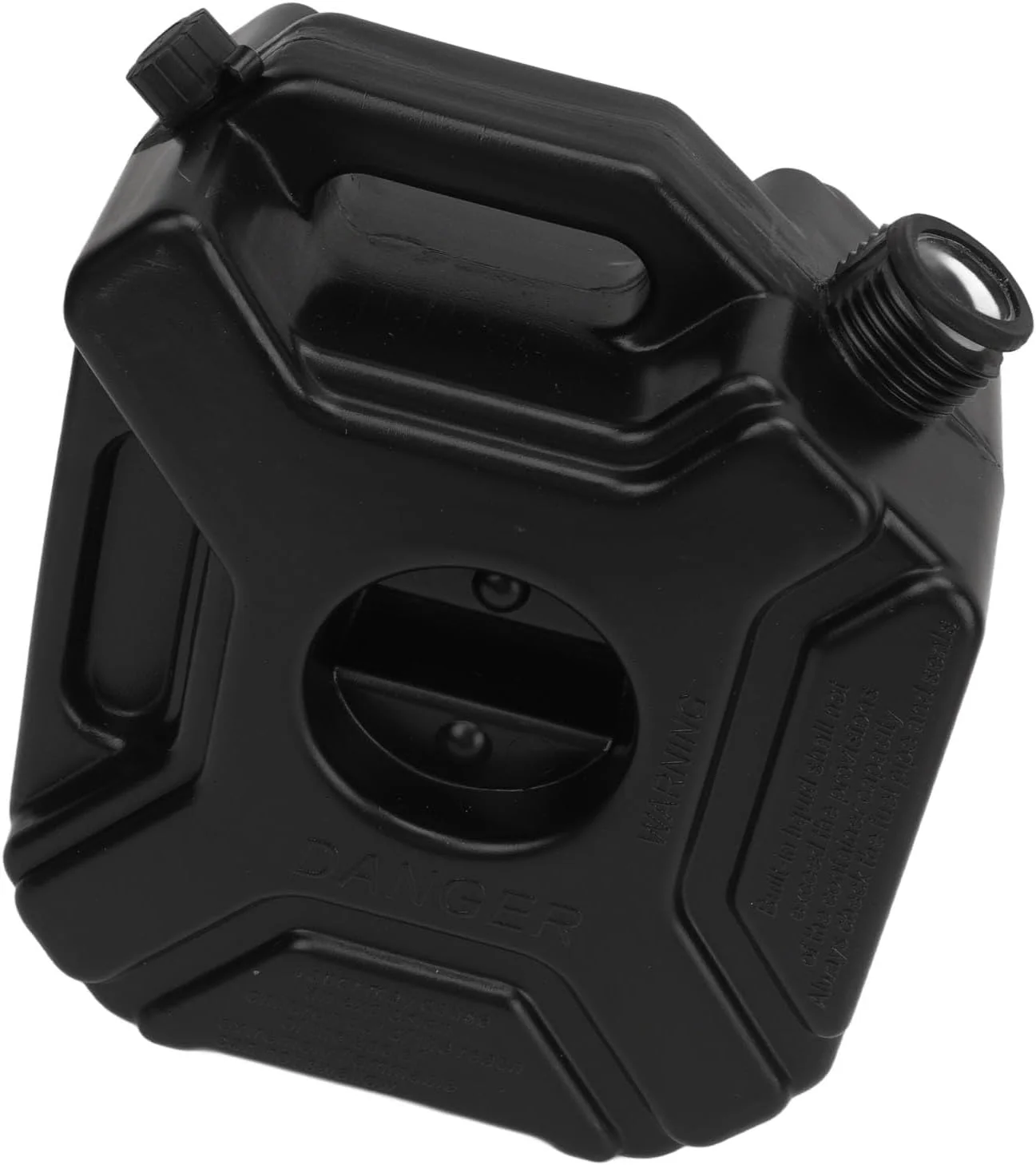 مخزن بنزین 3 لیتری (0.75 گالن) مشکی برای ذخیره بنزین، مخزن پشتیبان اضطراری برای خودرو، موتورسیکلت، UTV، ATV، موتورهای خاکی (ABS 2)