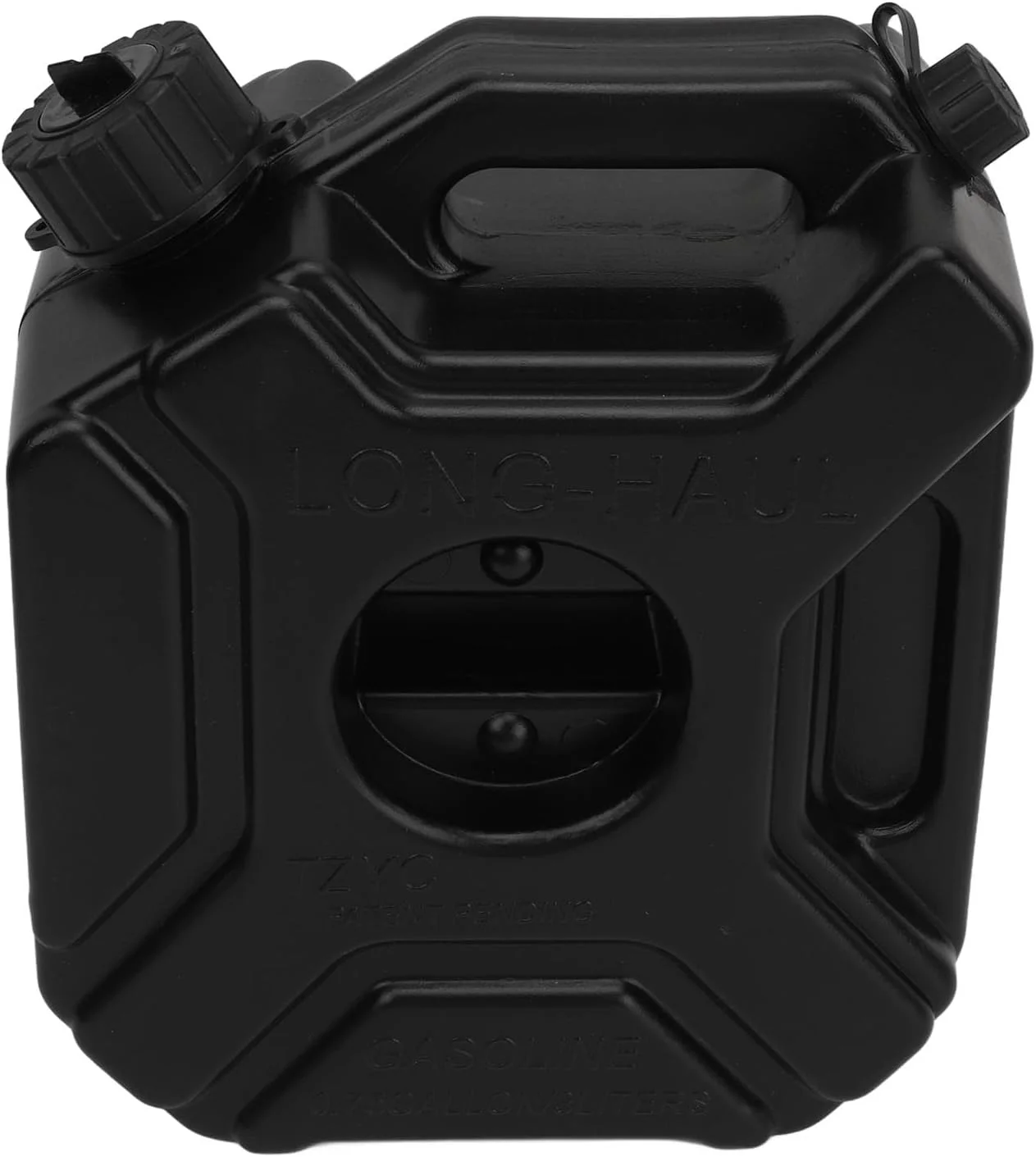 مخزن بنزین 3 لیتری (0.75 گالن) مشکی برای ذخیره بنزین، مخزن پشتیبان اضطراری برای خودرو، موتورسیکلت، UTV، ATV، موتورهای خاکی (ABS 2)