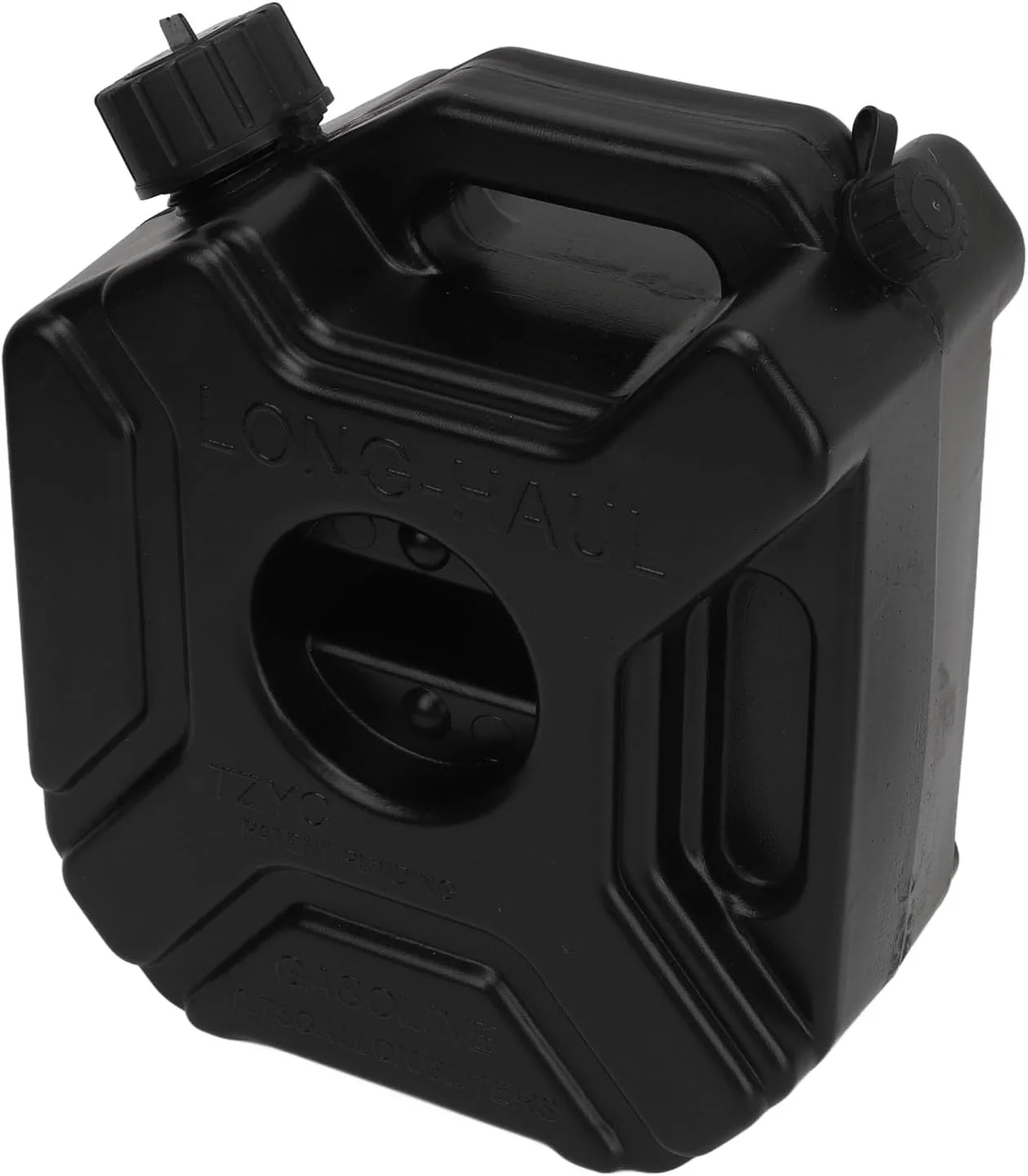 مخزن بنزین 3 لیتری (0.75 گالن) مشکی برای ذخیره بنزین، مخزن پشتیبان اضطراری برای خودرو، موتورسیکلت، UTV، ATV، موتورهای خاکی (ABS 2)