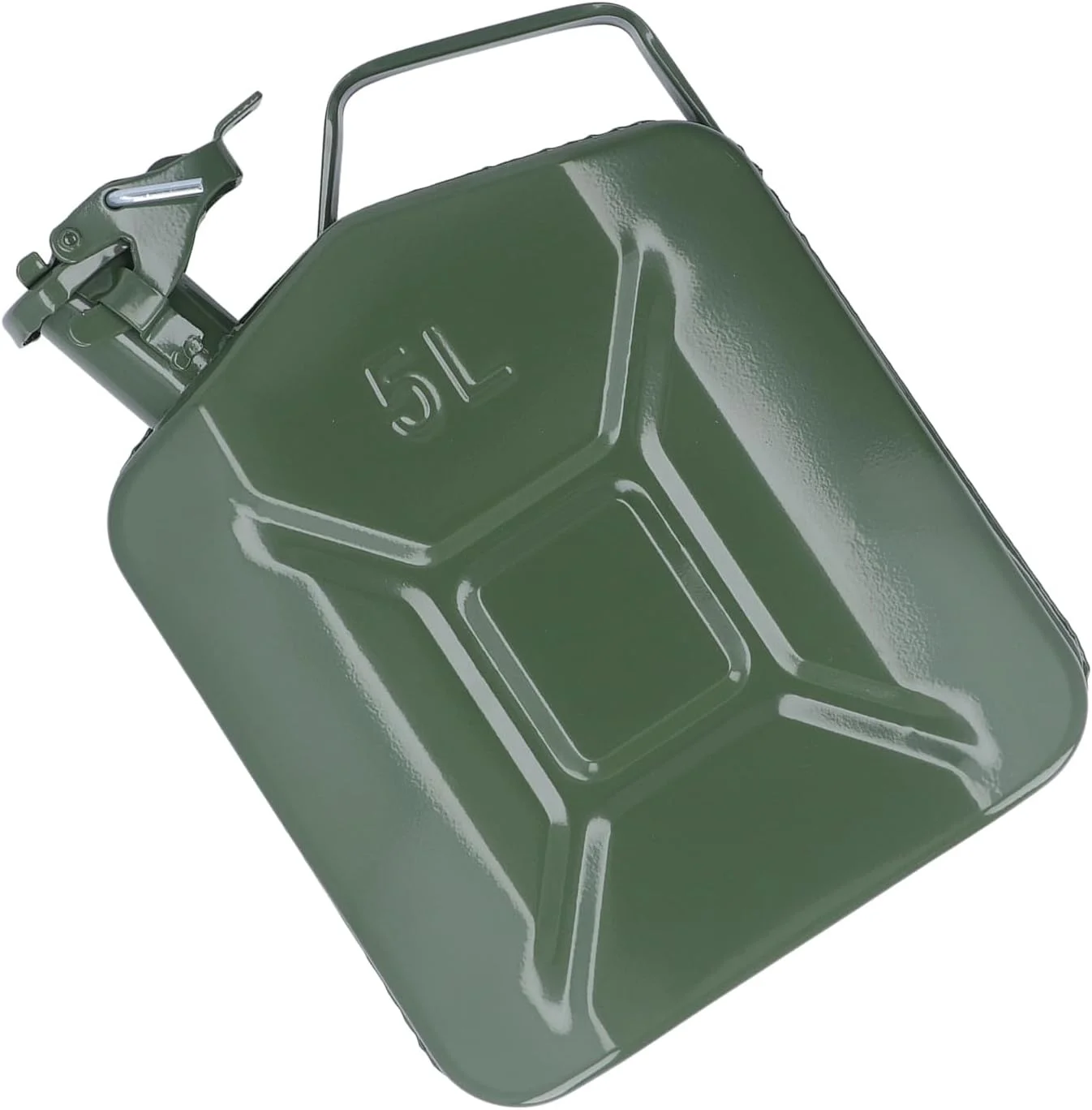 مخزن بنزین 1.3 گالنی، تانک سوخت استیل ضد زنگ، گالن بنزین 5 لیتری با نازل تهویه اتوماتیک