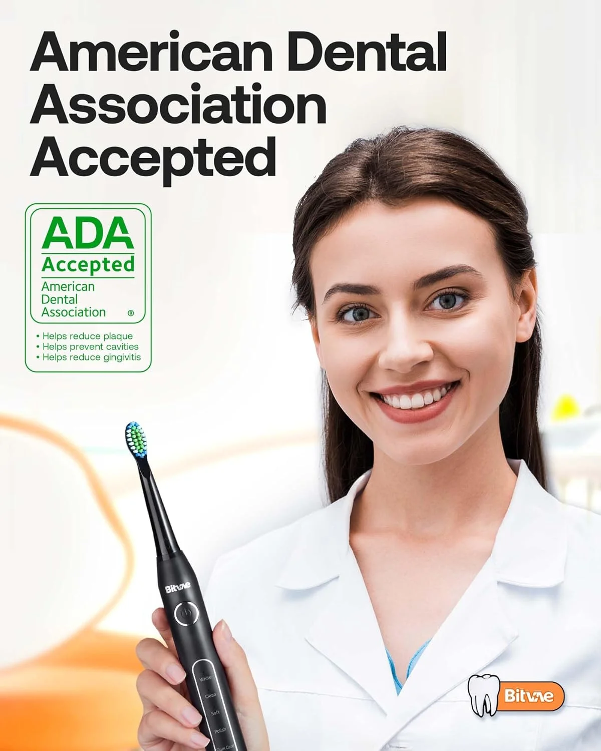 مسواک برقی بزرگسالان Bitvae - مسواک های برقی اولتراسونیک با 8 سری مسواک، مسواک برقی قابل شارژ با 5 حالت، تایمر هوشمند، مشکی D2 دارای تاییدیه ADA مسواک برقی بزرگسالان Bitvae - مسواک های برقی اولتراسونیک با 8 سری مسواک، مسواک برقی قابل شارژ با 5 حالت، تایمر هوشمند، مشکی D2 دارای تاییدیه ADA