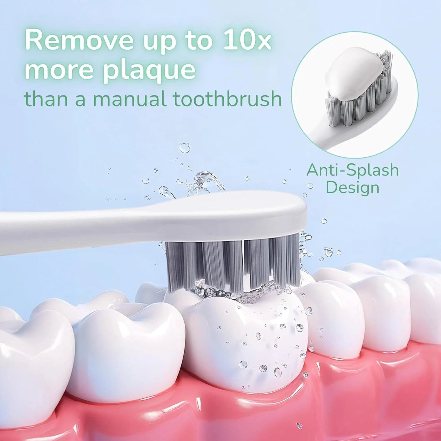 مسواک برقی بزرگسال BarberBoss - فناوری صوتی نوسانی و ارتعاشی، شامل 6 سر برس، تایمر هوشمند، طراحی قابل حمل با کیف حمل، مدل QR-7537 (نعنایی) مسواک برقی بزرگسال BarberBoss - فناوری صوتی نوسانی و ارتعاشی، شامل 6 سر برس، تایمر هوشمند، طراحی قابل حمل با کیف حمل، مدل QR-7537 (نعنایی)