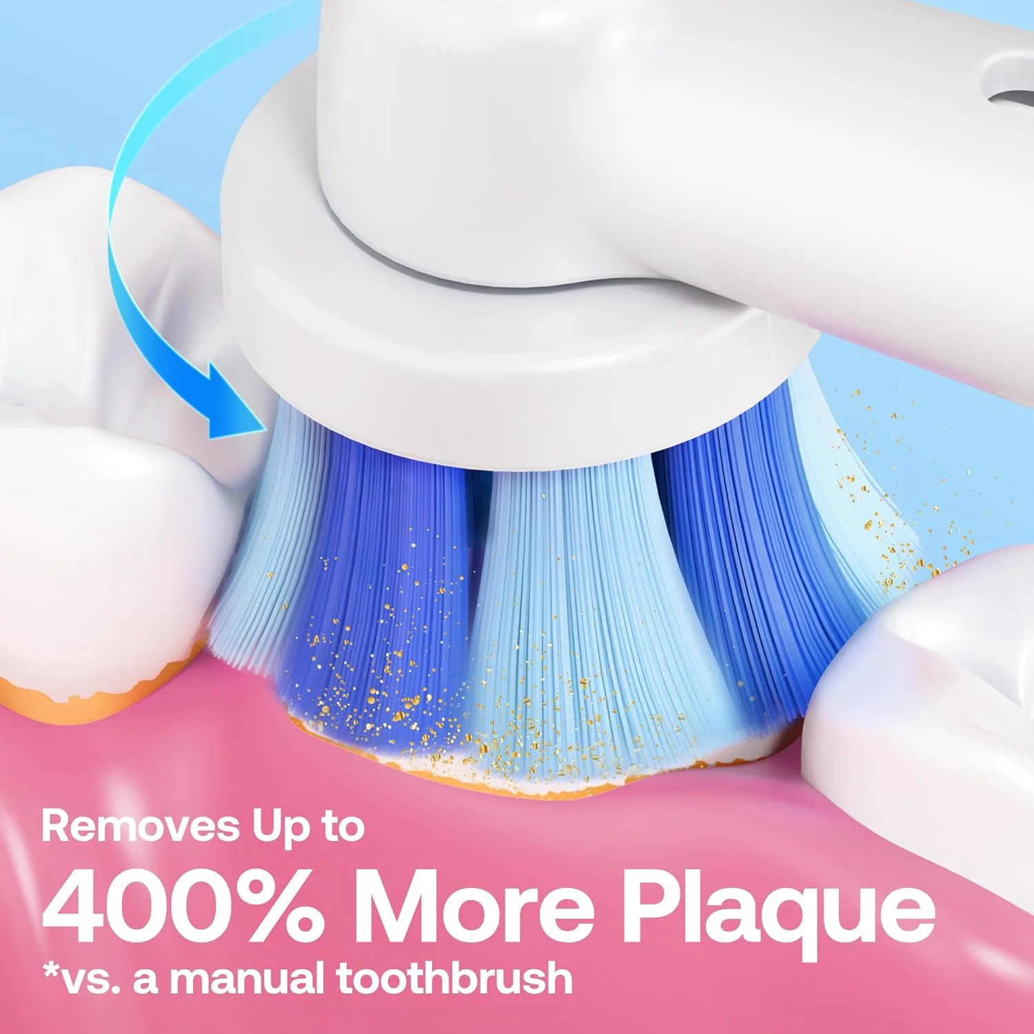 Bitvae R2 Rotating Electric Toothbrush for Adults with 8 Brush Heads, 5 Modes Rechargeable Power Toothbrush with Pressure Sensor, White Bitvae R2 Rotating Electric Toothbrush for Adults with 8 Brush Heads, 5 Modes Rechargeable Power Toothbrush with Pressure Sensor, White