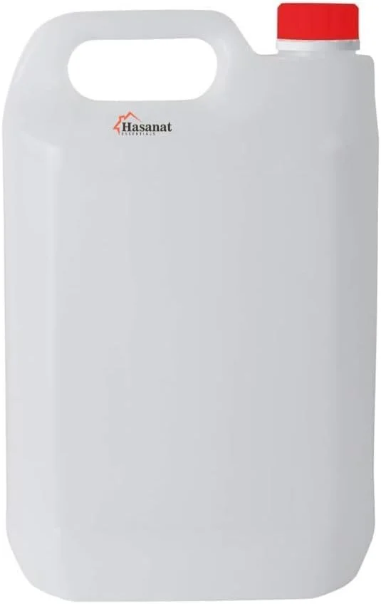 ظرف پلاستیکی چند منظوره حسنات اسنشیالز - ظرف قابل حمل 5 لیتری برای آب، سوخت و روان کننده ها