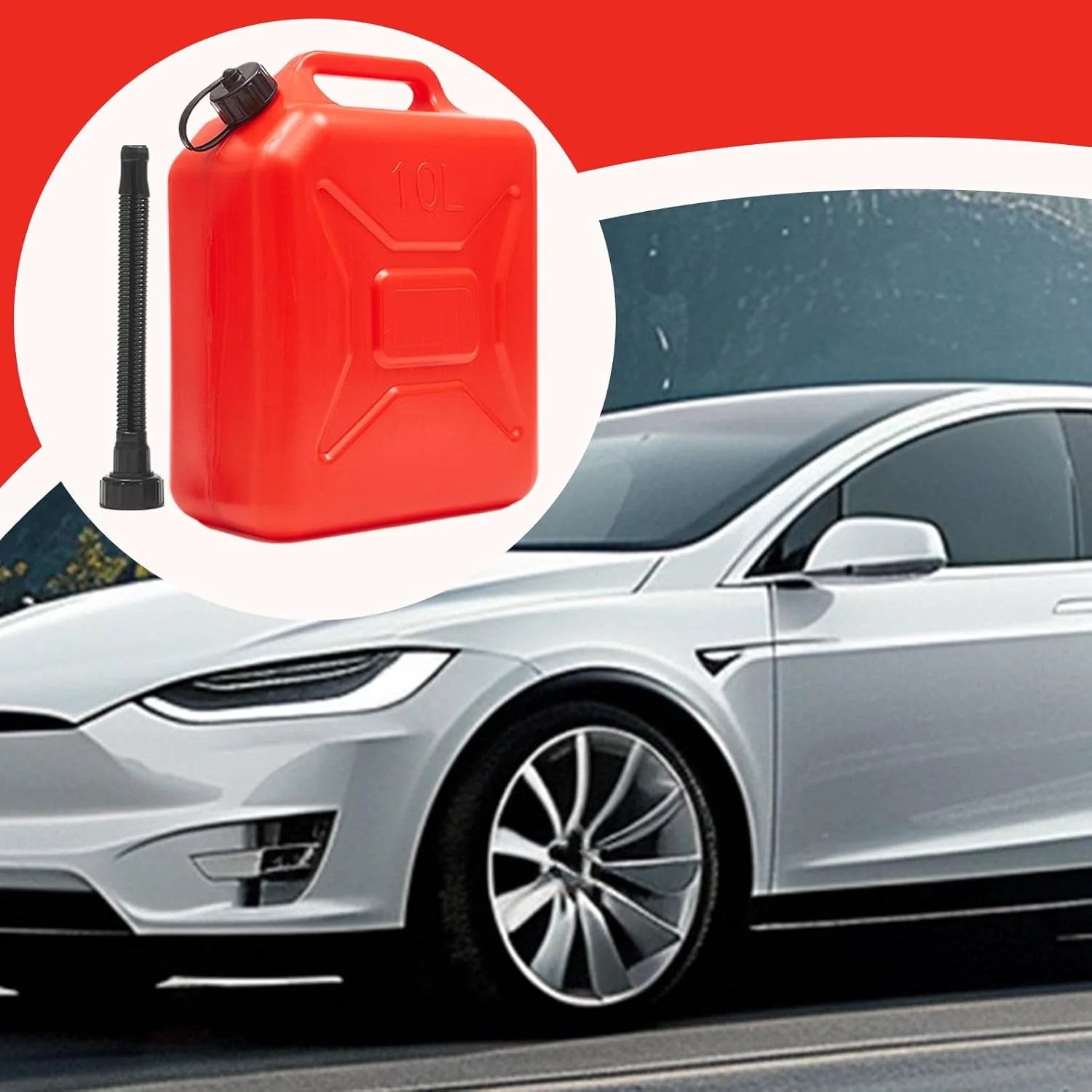 مخزن روغن بخاری | مخزن ذخیره روغن بخاری قابل حمل - بشکه ضخیم شده برای خودرو، موتورسیکلت، کامیون، قایق، ماشین چمن زنی، تراکتور 5 لیتر/10 لیتر/20 لیتر سوخت گیری بنزین