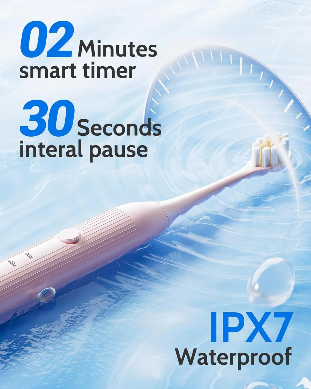 مجموعه 2 عددی مسواک برقی CindyLary، همراه با 12 سری مسواک و 2 مسواک برقی، 5 حالت با تایمر هوشمند 2 دقیقه ای داخلی، یک بار شارژ برای 60 روز، موتور 38000 VPM، مشکی و صورتی. مجموعه 2 عددی مسواک برقی CindyLary، همراه با 12 سری مسواک و 2 مسواک برقی، 5 حالت با تایمر هوشمند 2 دقیقه ای داخلی، یک بار شارژ برای 60 روز، موتور 38000 VPM، مشکی و صورتی.