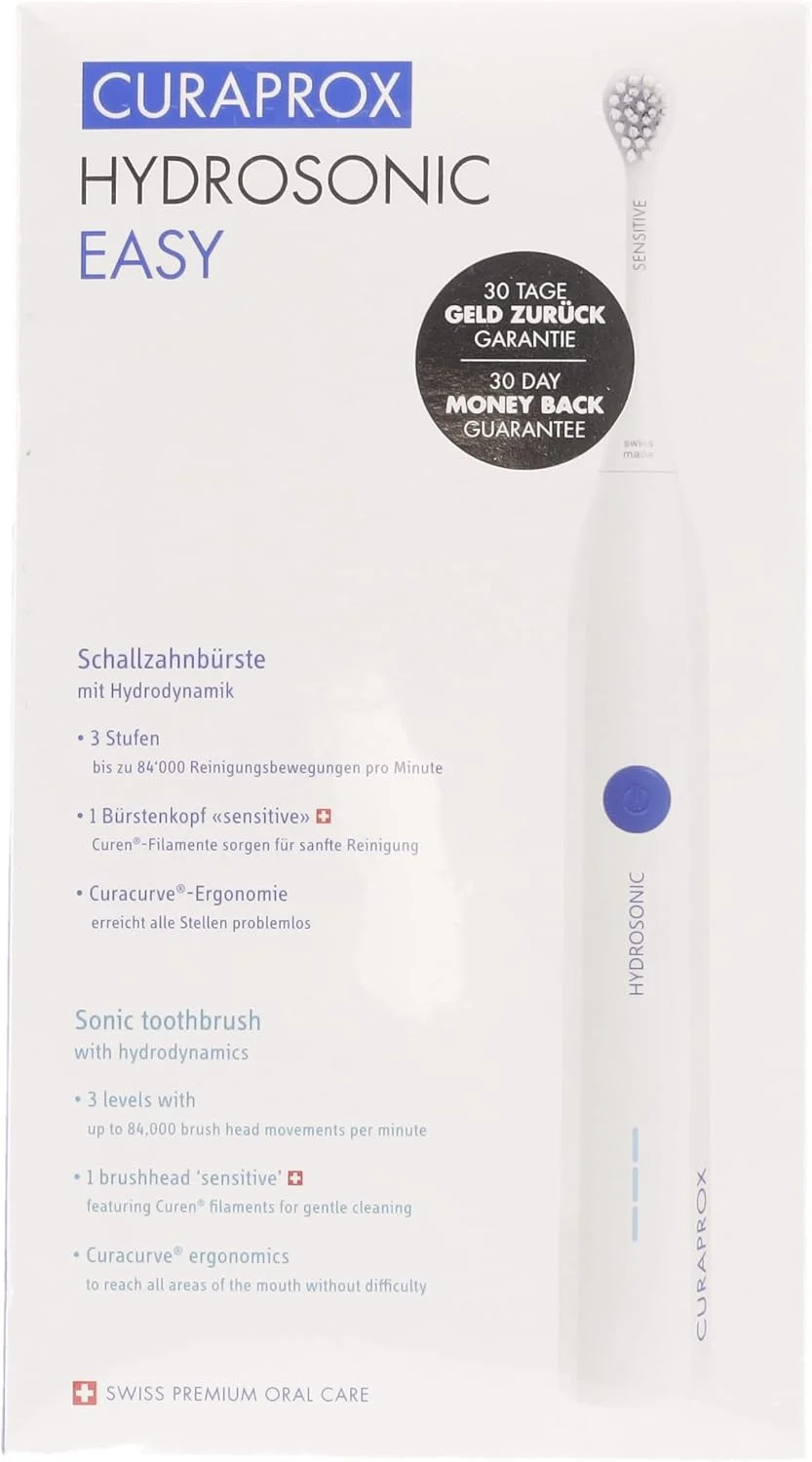 مسواک برقی سونیک Curaprox Hydrosonic Easy – پاکسازی پیشرفته برای مراقبت عالی از دهان و دندان مسواک برقی سونیک Curaprox Hydrosonic Easy – پاکسازی پیشرفته برای مراقبت عالی از دهان و دندان