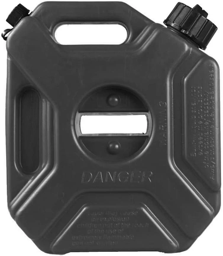 Graflsoa 1.3 Gallon Fuel Tanks 5L Portable oline Diesels Containers -Static Backup Petrol Storage Tanks with Lock & Key for Car Motorcycle Truck SUV ATV Off-Road Vehicle
