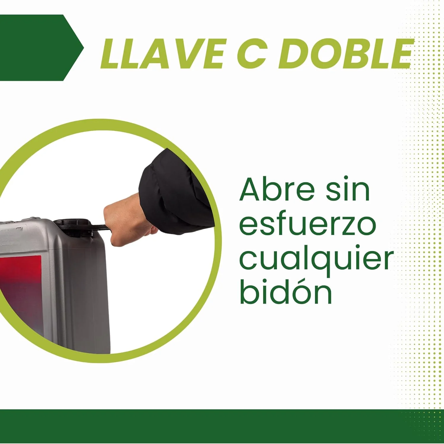 آچار درب بشکه دو طرفه GROWMANIA DIN 51 و DIN 61 | درب بازکن آسان بشکه های 5، 10 و 20 لیتری | درب بازکن قابل حمل دو سایز