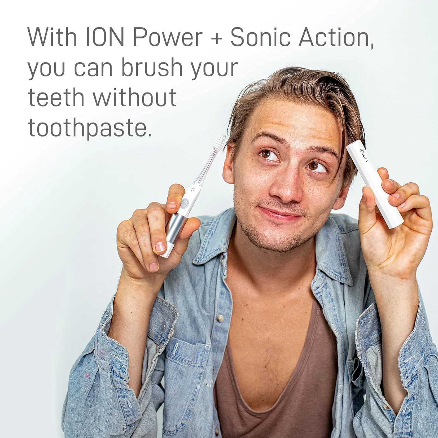 مسواک برقی قابل حمل آیونیک کیس IONPA DM011PW، باتری خور، سونیک، سفید صدفی مسواک برقی قابل حمل آیونیک کیس IONPA DM011PW، باتری خور، سونیک، سفید صدفی