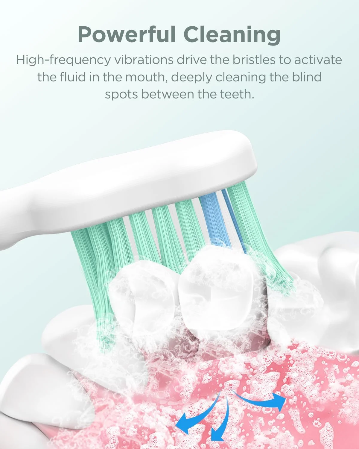 مسواک برقی سونیک برای بزرگسالان و کودکان، 47000 ویپیام با 5 حالت و 3 شدت، مسواک مسافرتی با کیف، 3 ساعت شارژ برای 60 روز، تایمر هوشمند داخلی سبز روشن مسواک برقی سونیک برای بزرگسالان و کودکان، 47000 ویپیام با 5 حالت و 3 شدت، مسواک مسافرتی با کیف، 3 ساعت شارژ برای 60 روز، تایمر هوشمند داخلی سبز روشن