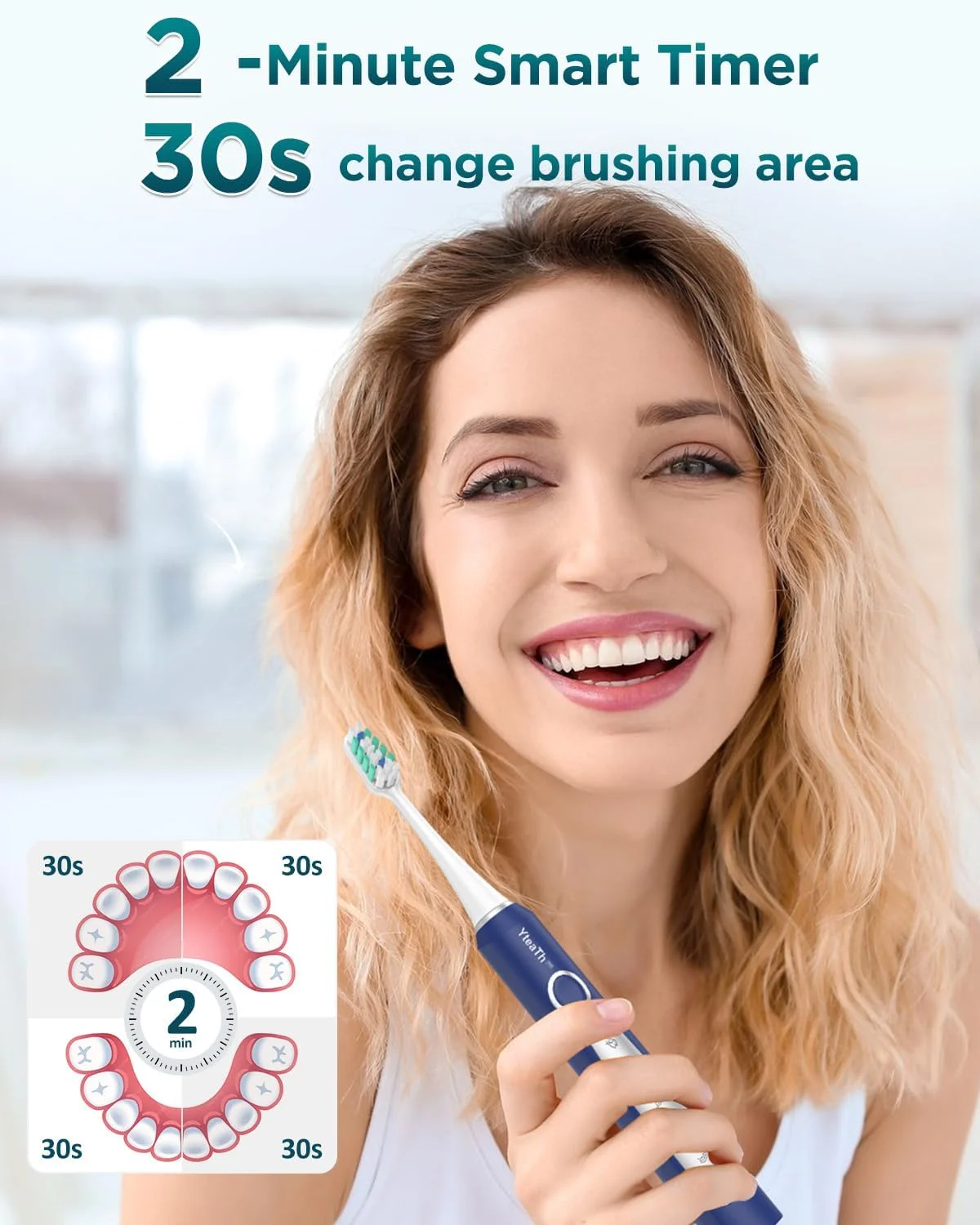 مسواک برقی بزرگسالان مردانه - مسواک های برقی سونیک با 8 سری مسواک و تایمر هوشمند 2 دقیقه ای، 90 روز عمر باتری، 5 حالت مسواک زدن، کیف مسافرتی و نگهدارنده دیواری مسواک برقی بزرگسالان مردانه - مسواک های برقی سونیک با 8 سری مسواک و تایمر هوشمند 2 دقیقه ای، 90 روز عمر باتری، 5 حالت مسواک زدن، کیف مسافرتی و نگهدارنده دیواری