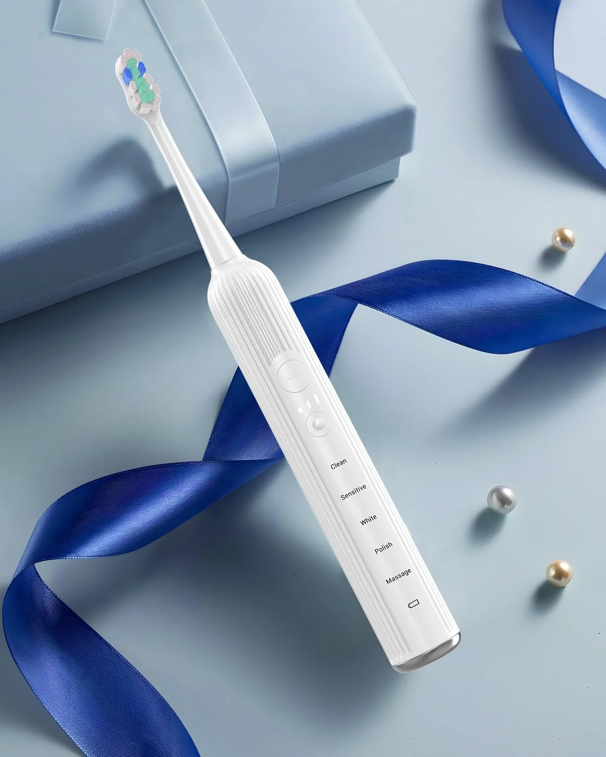 مسواک برقی سونیک برای بزرگسالان و کودکان، 47000 ویپیام با 5 حالت و 3 شدت، مسواک مسافرتی با جعبه، 3 ساعت شارژ برای 60 روز، تایمر هوشمند داخلی سفید مسواک برقی سونیک برای بزرگسالان و کودکان، 47000 ویپیام با 5 حالت و 3 شدت، مسواک مسافرتی با جعبه، 3 ساعت شارژ برای 60 روز، تایمر هوشمند داخلی سفید