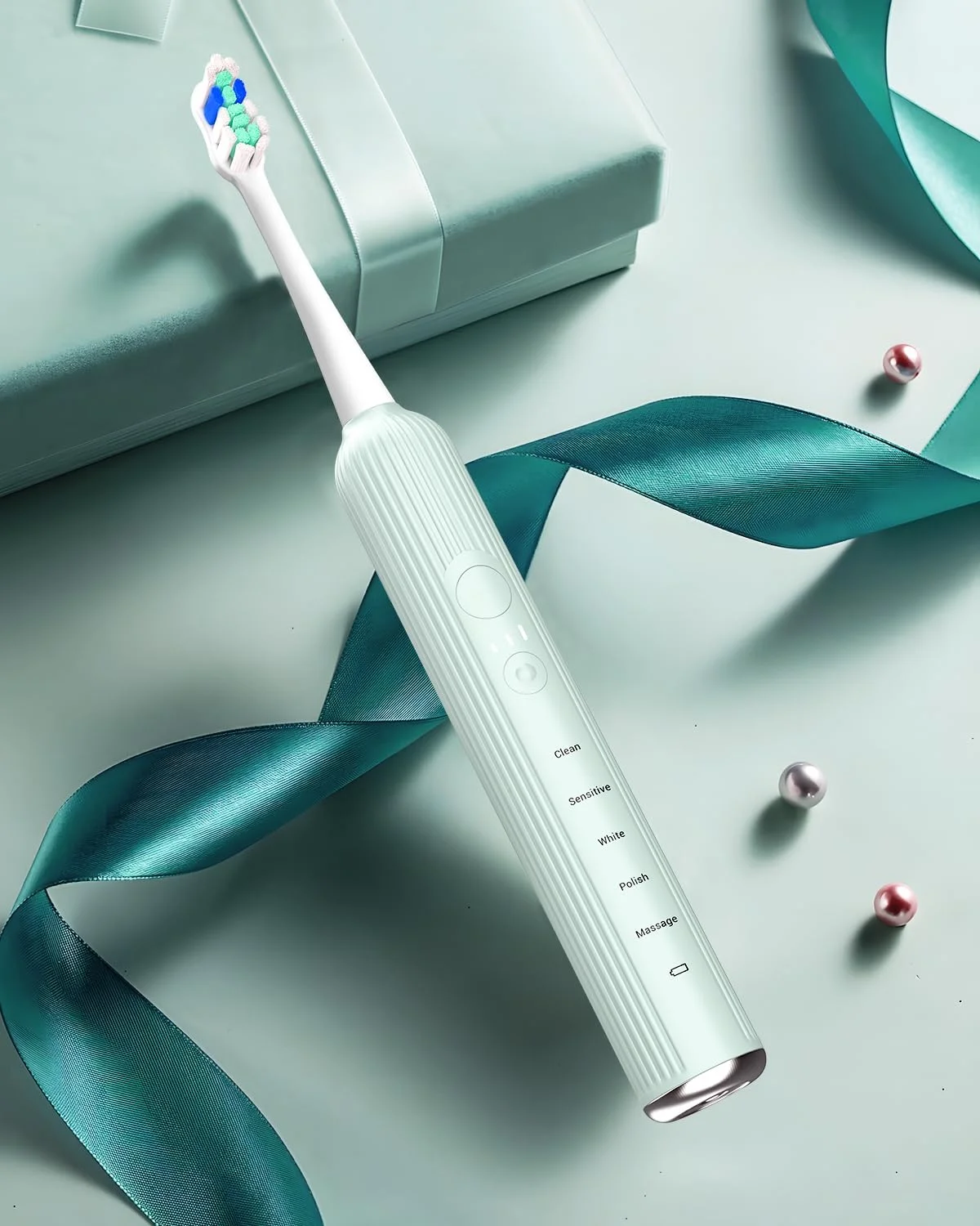 مسواک برقی سونیک برای بزرگسالان و کودکان، 47000 ویپیام با 5 حالت و 3 شدت، مسواک مسافرتی با کیف، 3 ساعت شارژ برای 60 روز، تایمر هوشمند داخلی سبز روشن مسواک برقی سونیک برای بزرگسالان و کودکان، 47000 ویپیام با 5 حالت و 3 شدت، مسواک مسافرتی با کیف، 3 ساعت شارژ برای 60 روز، تایمر هوشمند داخلی سبز روشن