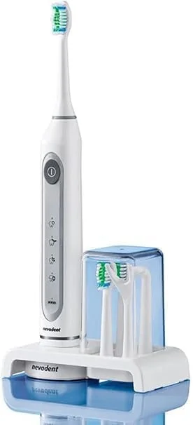 ست مسواک برقی سونیک NSZB 3.7 C4، استند شارژ با جعبه نگهداری، سفید