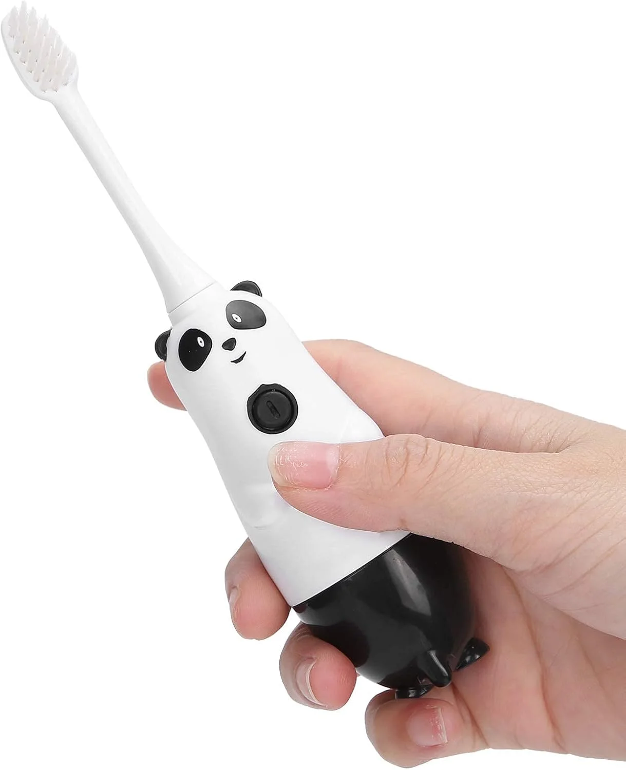 مسواک برقی کودکانه، مسواک برقی صوتی با موهای نرم طرح پاندا برای تمیز کردن دندان کودکان 1 تا 12 ساله