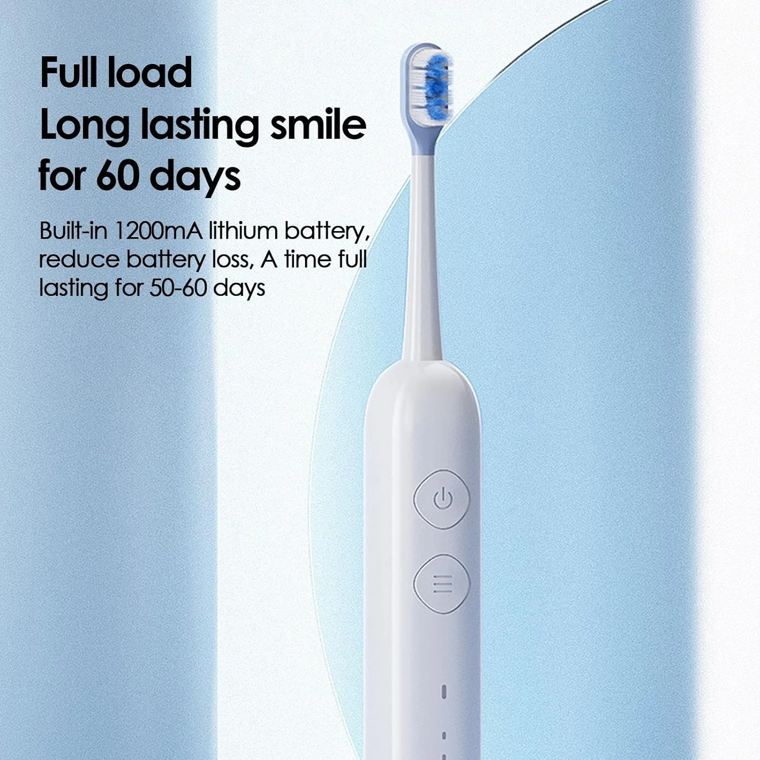 مسواک برقی بزرگسالان - دسته ضد لغزش ضد آب، برس نرم برای تمیز کردن دندان | لوازم بهداشت دهان و دندان، لوازم تمیز کننده عمیق با 2 سر برس