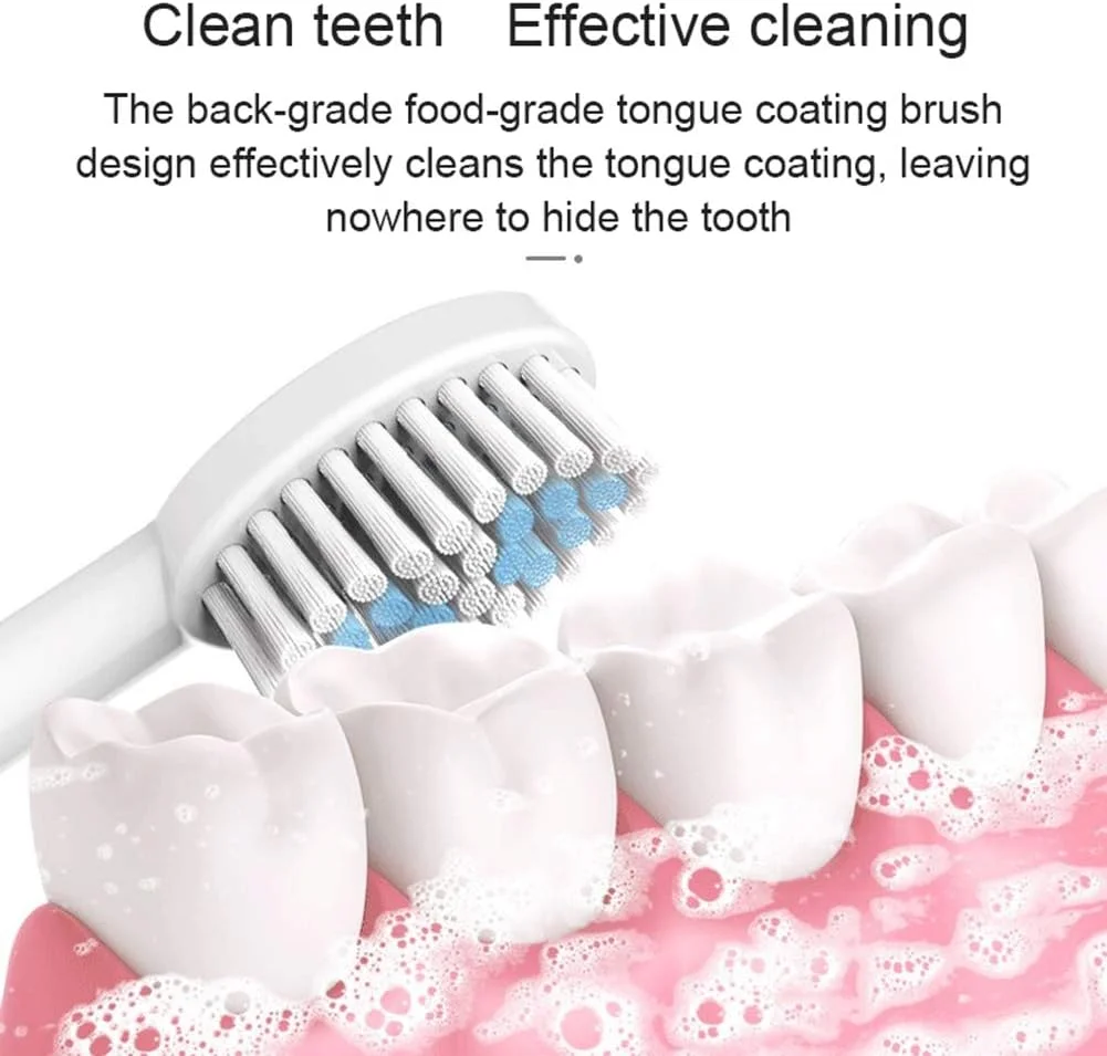 مسواک برقی با 6 حالت انتخابی، قابل شارژ USB، مسواک صوتی سفید کننده، مسواک مسافرتی با 4 سر مسواک برای بزرگسالان، مناسب سفر یا خانه، صورتی مسواک برقی با 6 حالت انتخابی، قابل شارژ USB، مسواک صوتی سفید کننده، مسواک مسافرتی با 4 سر مسواک برای بزرگسالان، مناسب سفر یا خانه، صورتی