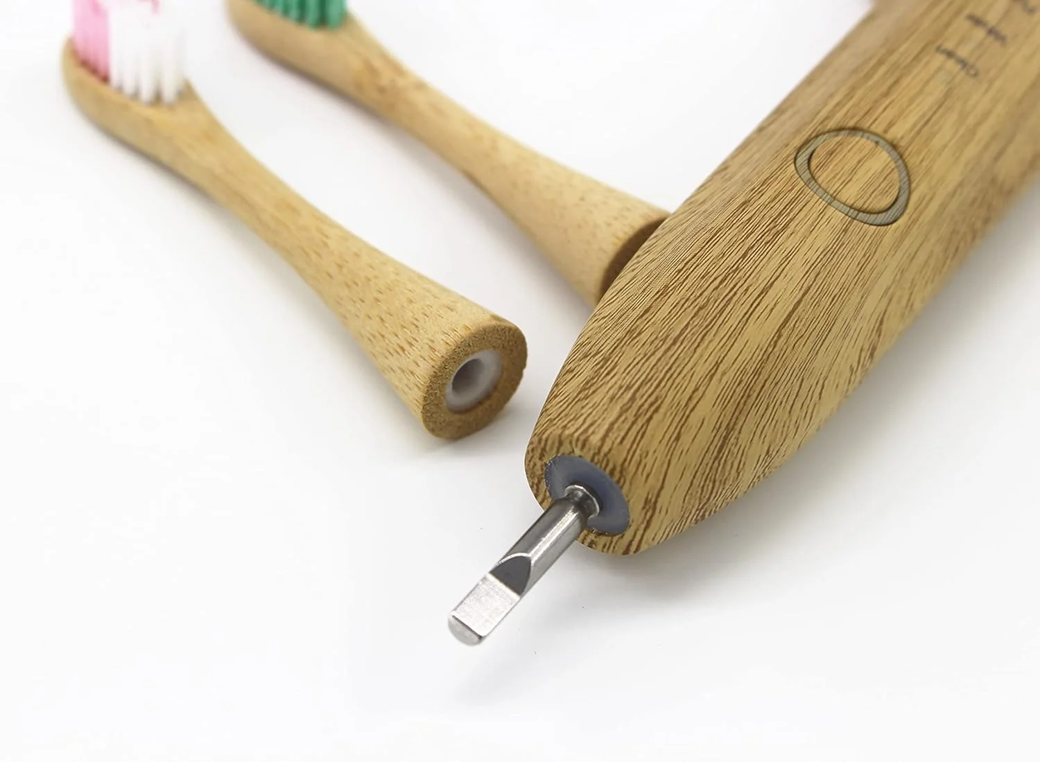 مسواک برقی هوشمند صوتی بامبو Fayet، ضد آب IPX7، سبک وزن، خودکار و سازگار با محیط زیست، 5 حالت مسواک برقی هوشمند صوتی بامبو Fayet، ضد آب IPX7، سبک وزن، خودکار و سازگار با محیط زیست، 5 حالت