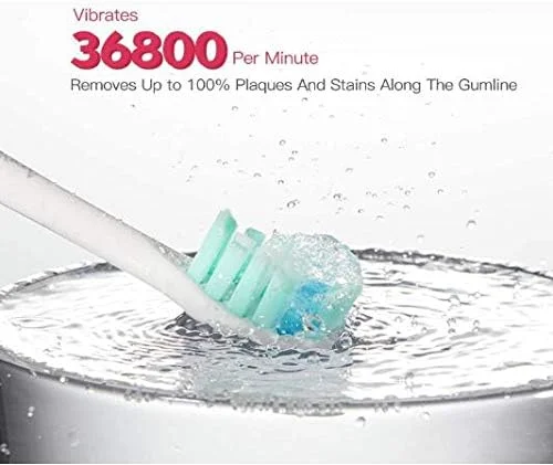 مسواک برقی سونیک APIYOO، مسواک قابل شارژ بی سیم P7، ضد آب IPX7 با 5 حالت مسواک زدن، تایمر هوشمند 2 دقیقه ای برای بزرگسالان. (سه رنگ) (سفید) مسواک برقی سونیک APIYOO، مسواک قابل شارژ بی سیم P7، ضد آب IPX7 با 5 حالت مسواک زدن، تایمر هوشمند 2 دقیقه ای برای بزرگسالان. (سه رنگ) (سفید)