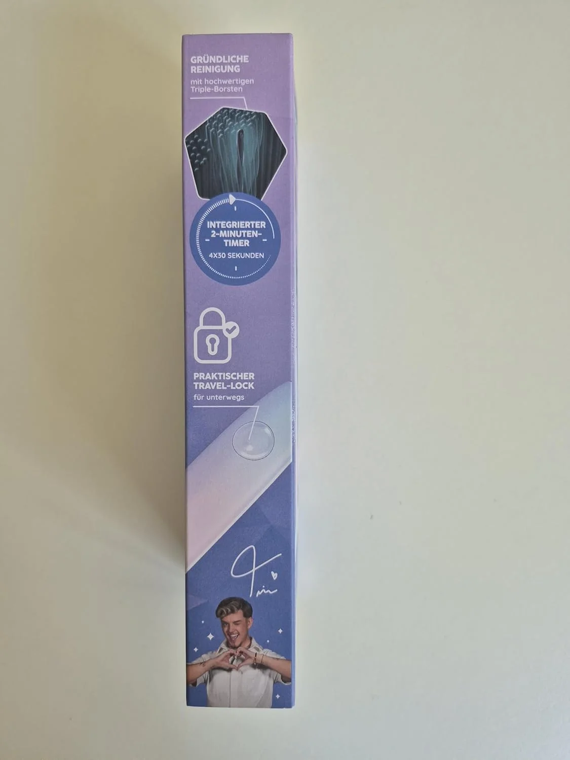 مسواک برقی happybrush مدل Eco Vibe Lite [برنده تست] ست استارتر - مسواک سونیک با باتری با دوام 6 هفته ای به همراه 1 عدد سری یدکی مسواک در رنگ های پاستلی