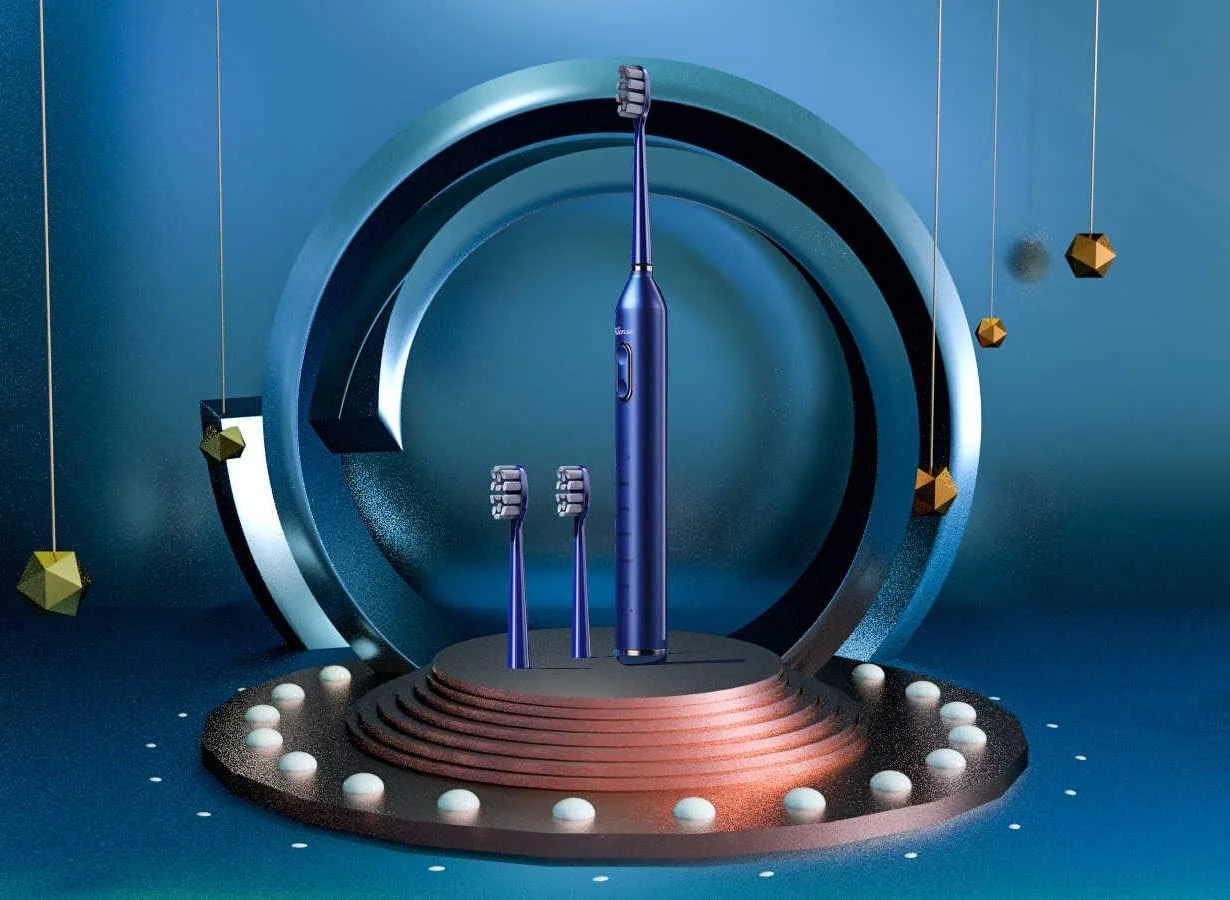 مسواک سونیک نرم کلنسی، مسواک مراقبت پیشرفته دهان و دندان، مسواک سونیک چند حالته (آبی)