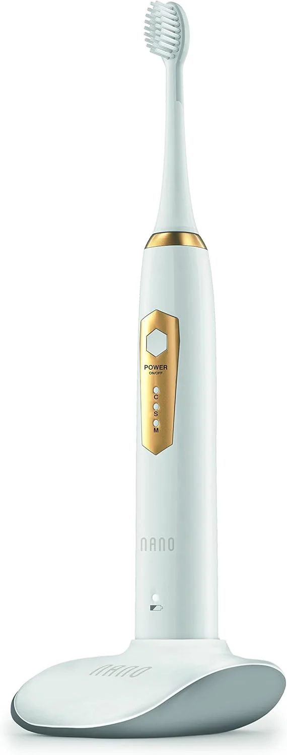 مسواک نانو سونیک، سفید و طلایی