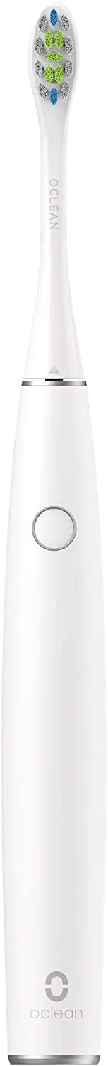 مسواک برقی هوشمند اولترا سایلنت ایر 2 اوکلین، قابل حمل با عمر باتری طولانی 30 روزه، شارژ سریع 2.5 ساعته، ضد آب IPX7، سفید