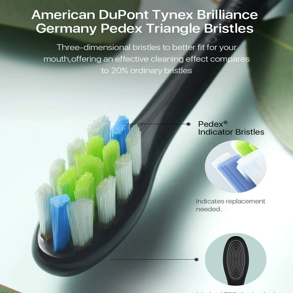 مسواک برقی هوشمند اولين ایر 2، فوق العاده بی صدا، قابل حمل، با عمر باتری طولانی 30 روزه، شارژ سریع 2.5 ساعته، ضد آب IPX7، بنفش