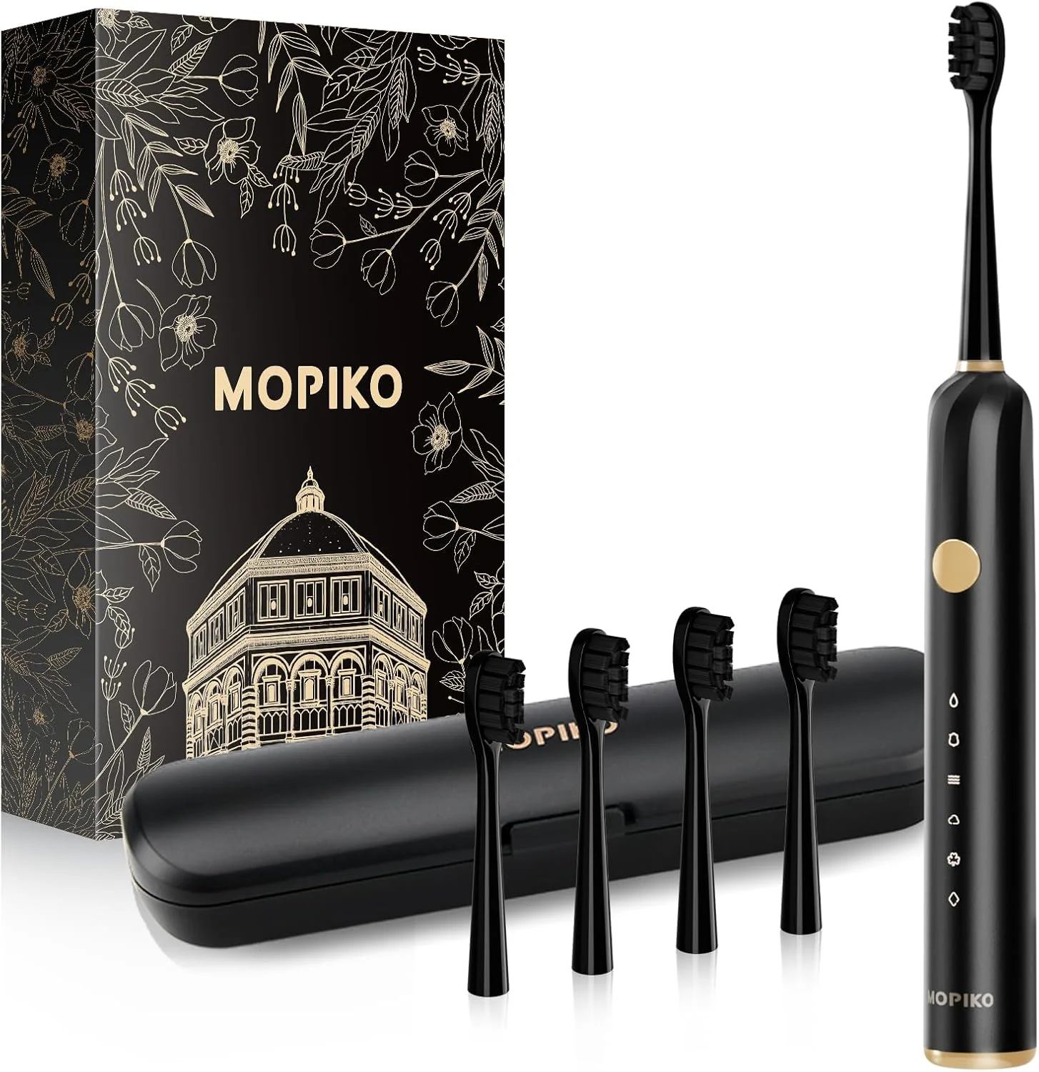 مسواک برقی سونیک مشکی MOPIKO برای بزرگسالان