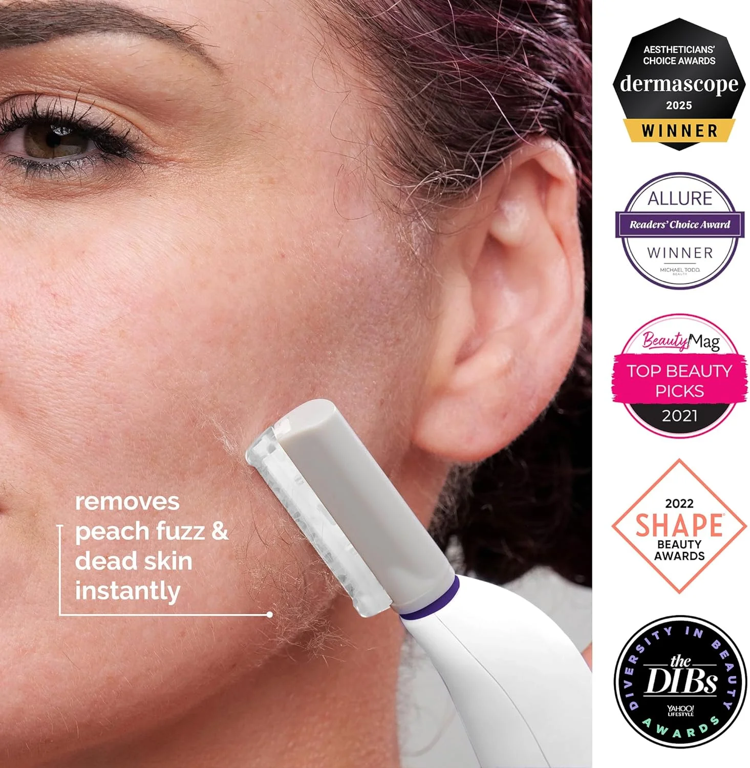 مایکل تاد بیوتی - Sonicsmooth - ابزار درماپلنینگ - سیستم لایه برداری صورت و از بین بردن موهای کرکی صورت 2 در 1 به همراه 8 هفته لبه های ایمنی