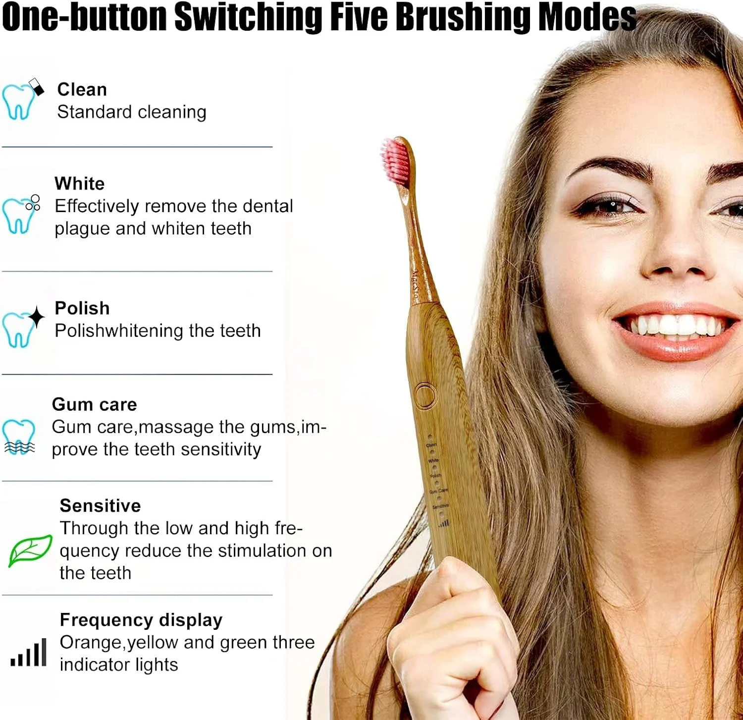 سر برس های مسواک بامبو طبیعی MgcSto: سر برس های مسواک برقی بامبو MgcSto. هر سر برس از بامبو ساخته شده است که دوام و راحتی را فراهم می کند.