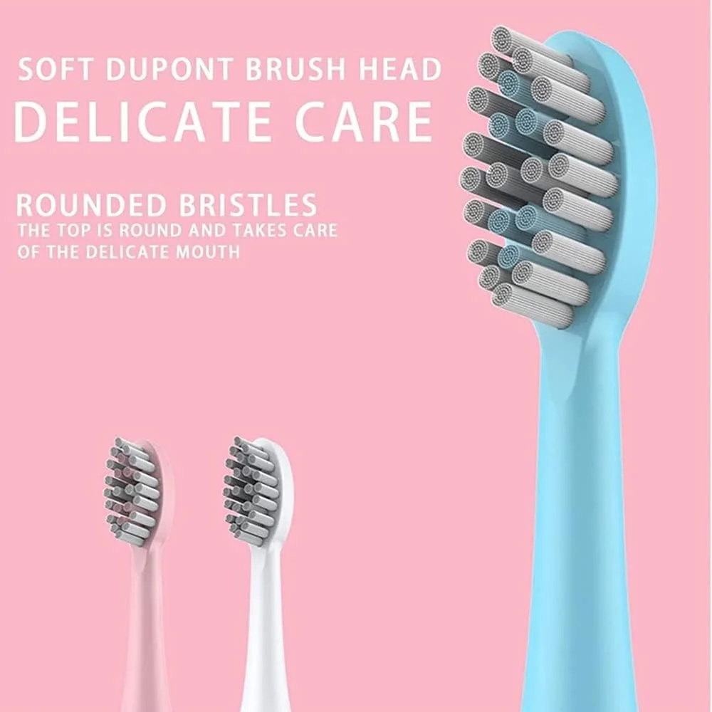 مسواک برقی صوتی مارگون با باتری و 3 سری برس، تمیز کننده عمیق IPX7 ضد آب مسواک قابل حمل برای بزرگسالان و کودکان، تمیز کننده قدرتمند سفید کننده (ZVS ZRMR - با باتری، آبی)