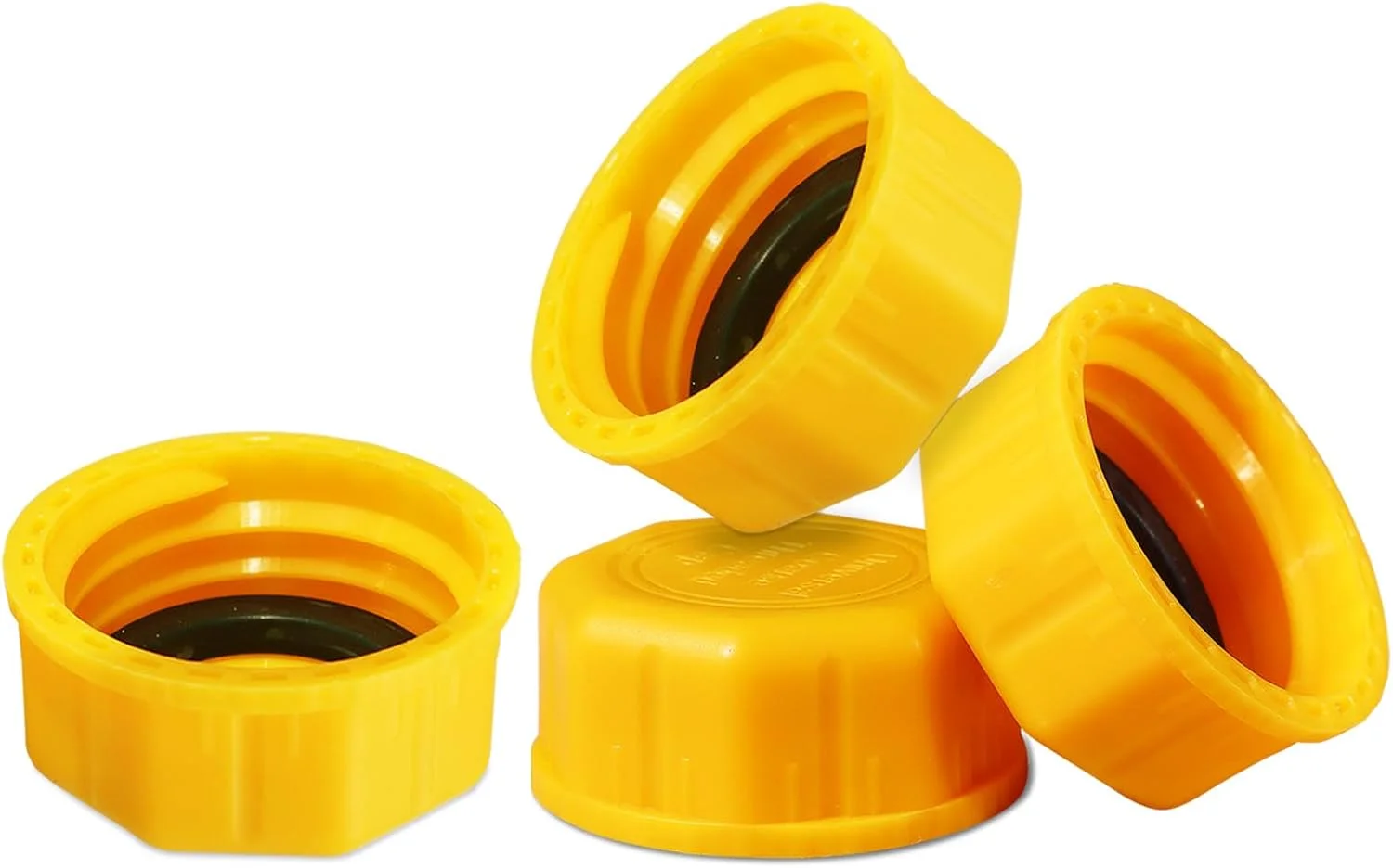 درب باک بنزین 5 گالن Mapleza Witty - جایگزینی عالی برای درب باک بنزین، ایده آل برای ذخیره آب و سوخت، سازگار با باک های بنزین فلزی و پلاستیکی (بسته 4 عددی)