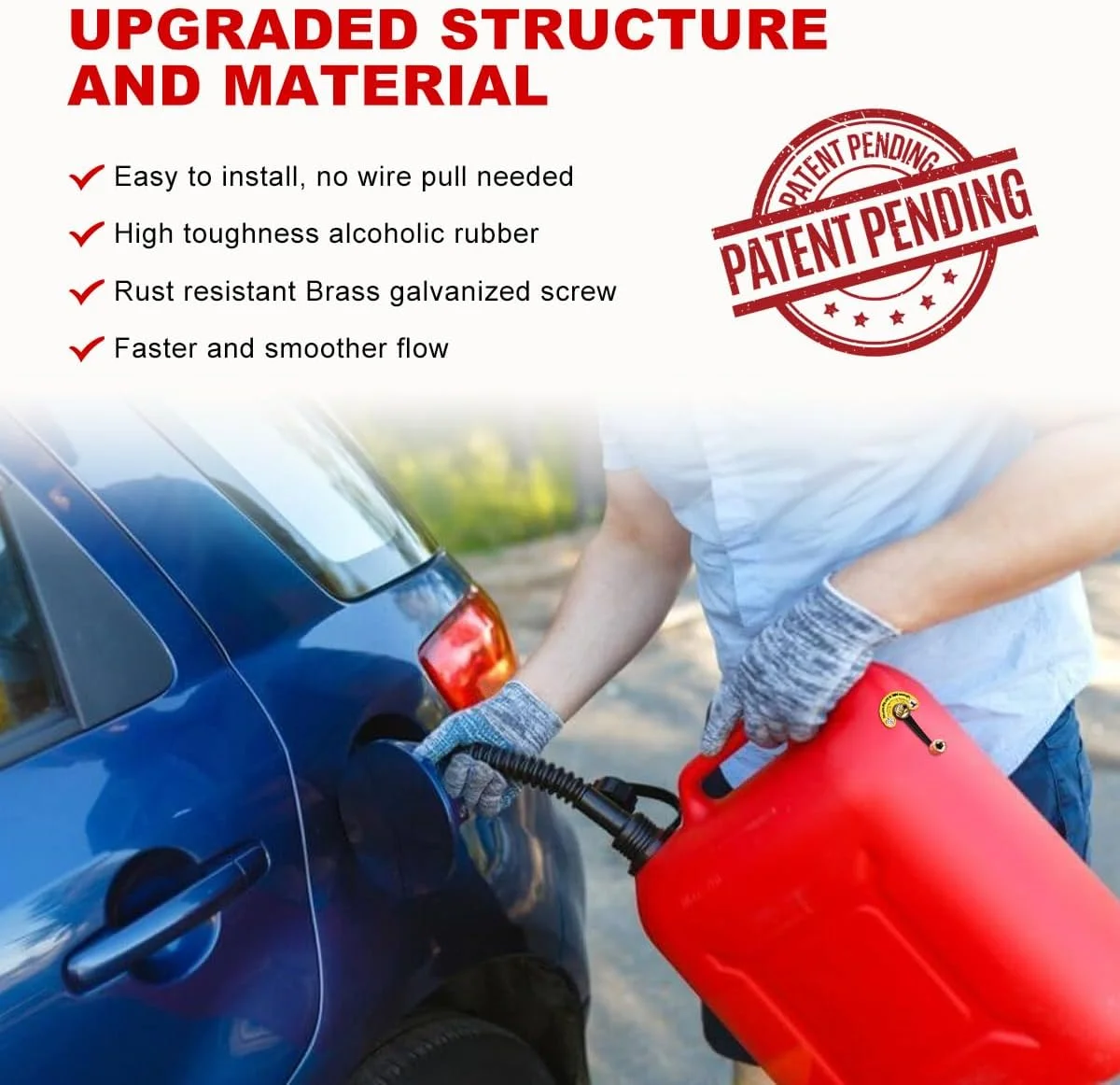 دریچه هواکش درب باک بنزین Magicfour، بسته 3 عددی، کیت جایگزین دریچه هواکش برای باک بنزین، آب و روغن برای جریان سریعتر، بدون نیاز به کشیدن سیم