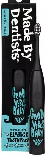 مسواک برقی شارژی Sonic X ساخته شده توسط دندانپزشکان برای نوجوانان - فقط انرژی مثبت