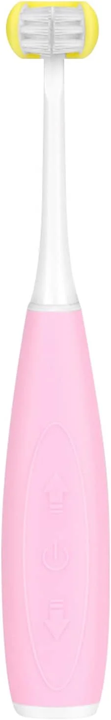 مسواک برقی کودک پپیسکی با سر برس نرم سه بعدی، 3 حالت مسواک زدن، تایمر 2 دقیقه ای، مسواک برقی صوتی با موهای نرم و سر برس قابل تعویض برای کودکان پسر و دختر بالای 6 سال