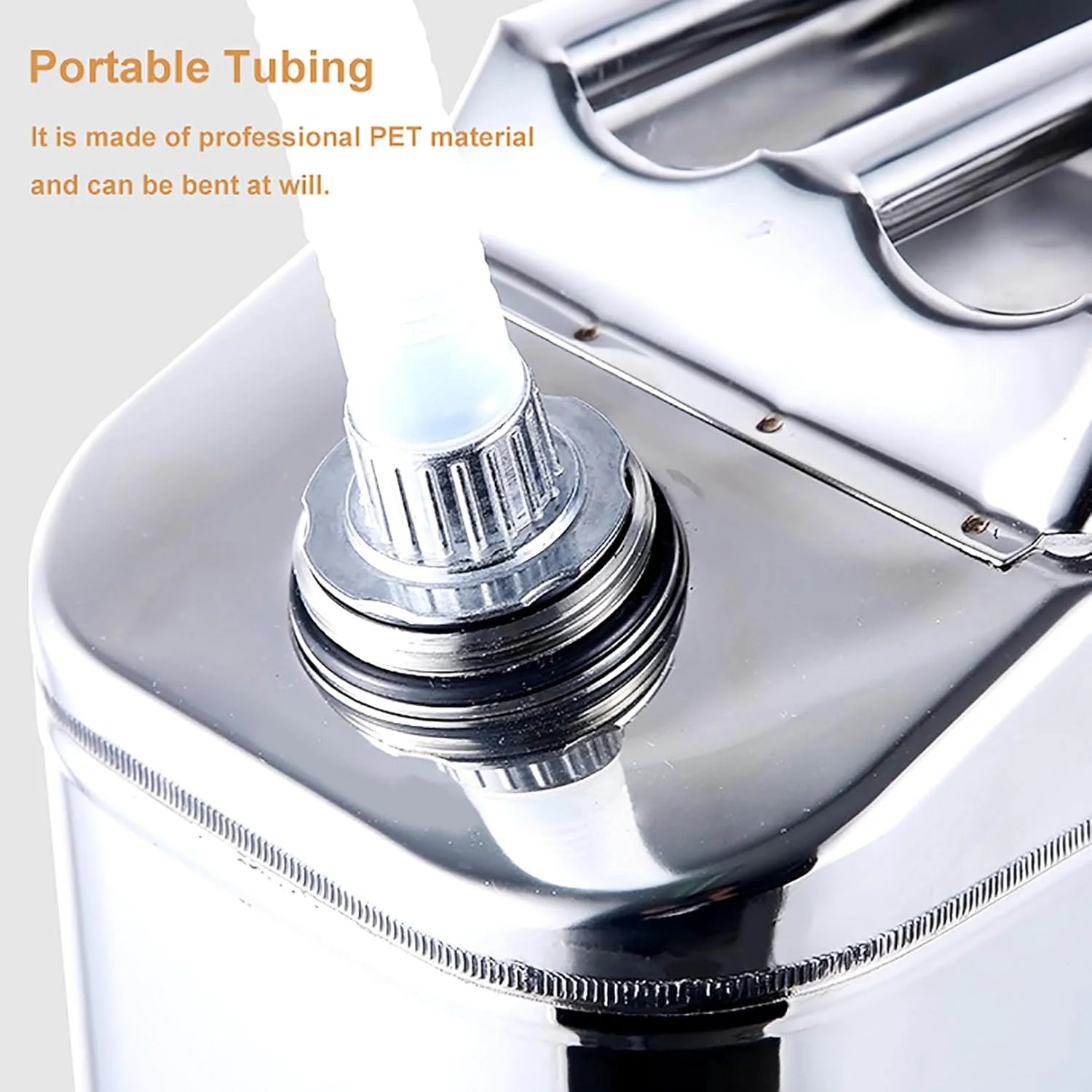 مخزن سوخت استیل 304 - گالن بنزین مناسب خودرو، ای تی وی، لوازم جانبی موتور سیکلت در اندازه های 10، 15 و 20 لیتری