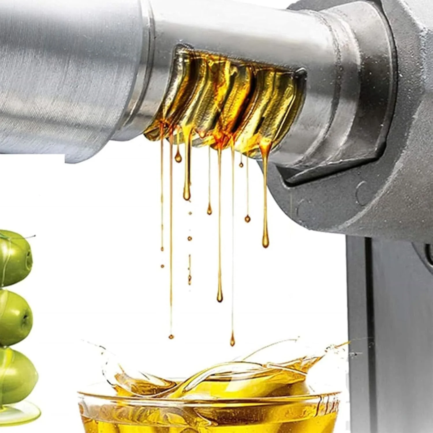 دستگاه روغن گیری استیل، 820 وات قدرت بالا برای پرس سرد و گرم، ایده آل برای استفاده تجاری و خانگی