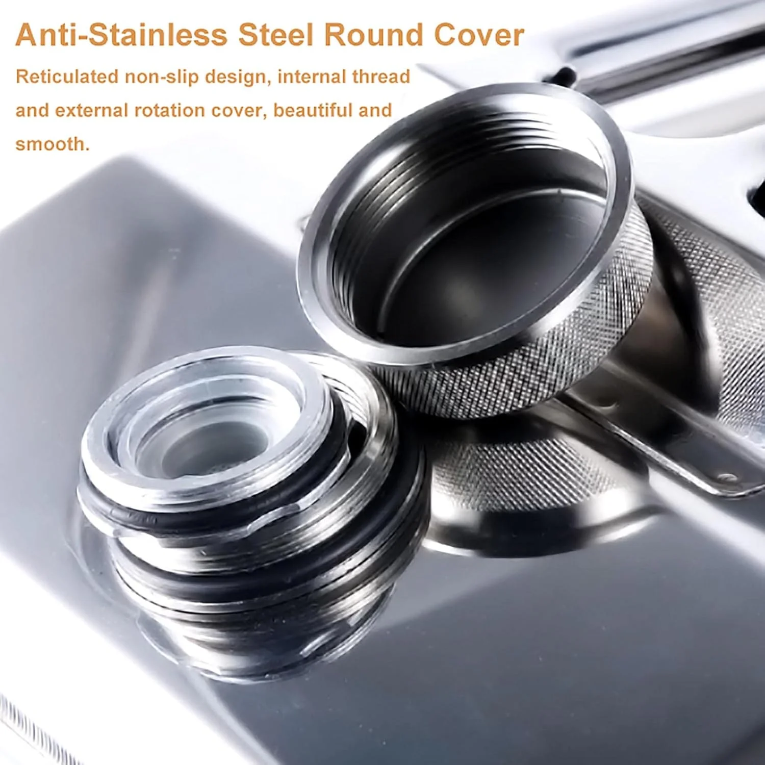 مخزن سوخت استیل 304 - گالن بنزین مناسب خودرو، ای تی وی، لوازم جانبی موتور سیکلت در اندازه های 10، 15 و 20 لیتری