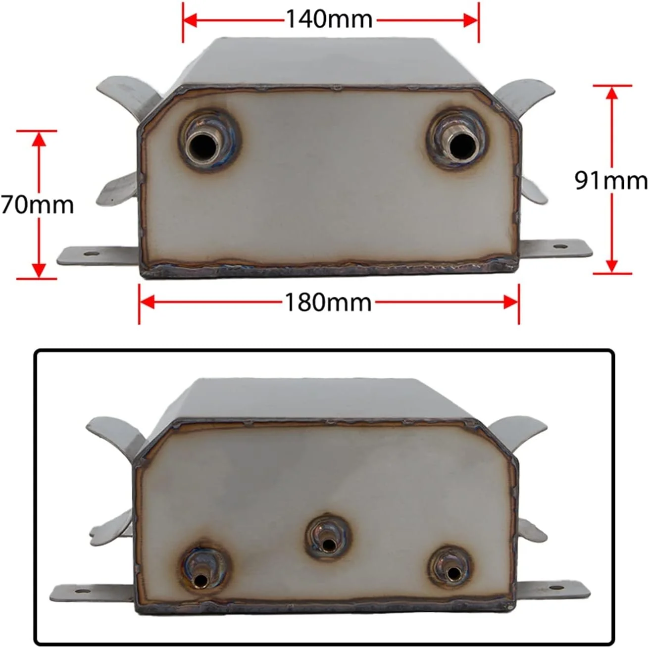 مخزن ذخیره روغن هانزالا مدل AUTO 3.5 لیتری استیل، مخزن سوخت پمپ بنزین
