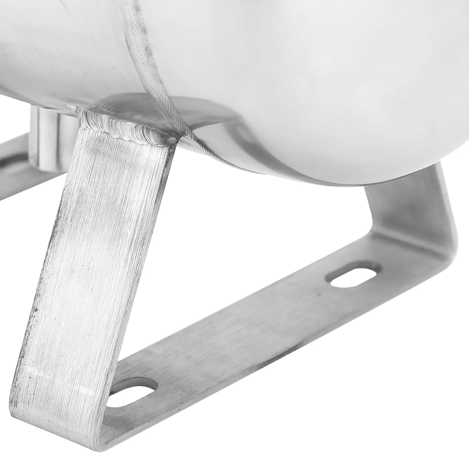 مخزن ذخیره گاز 5 لیتری استیل ضد زنگ، مخزن 4 پورت برای جعبه هوا، بافر خلاء برای تولید صنعتی، فشار قوی 1/4NPT