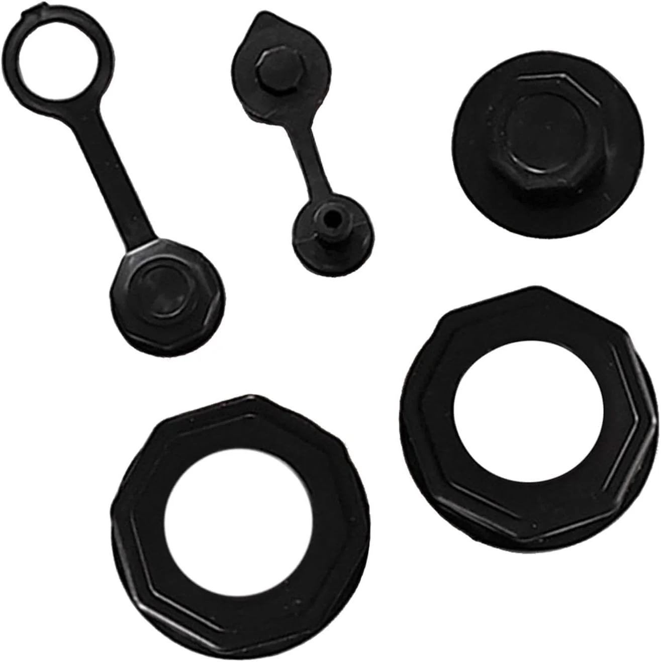 نازل جایگزین برای گالن بنزین، قیف لوازم جانبی، مناسب برای ماشین آلات صنعتی، نازل گالن بنزین بدون نشتی برای مخازن بنزین (سفید)