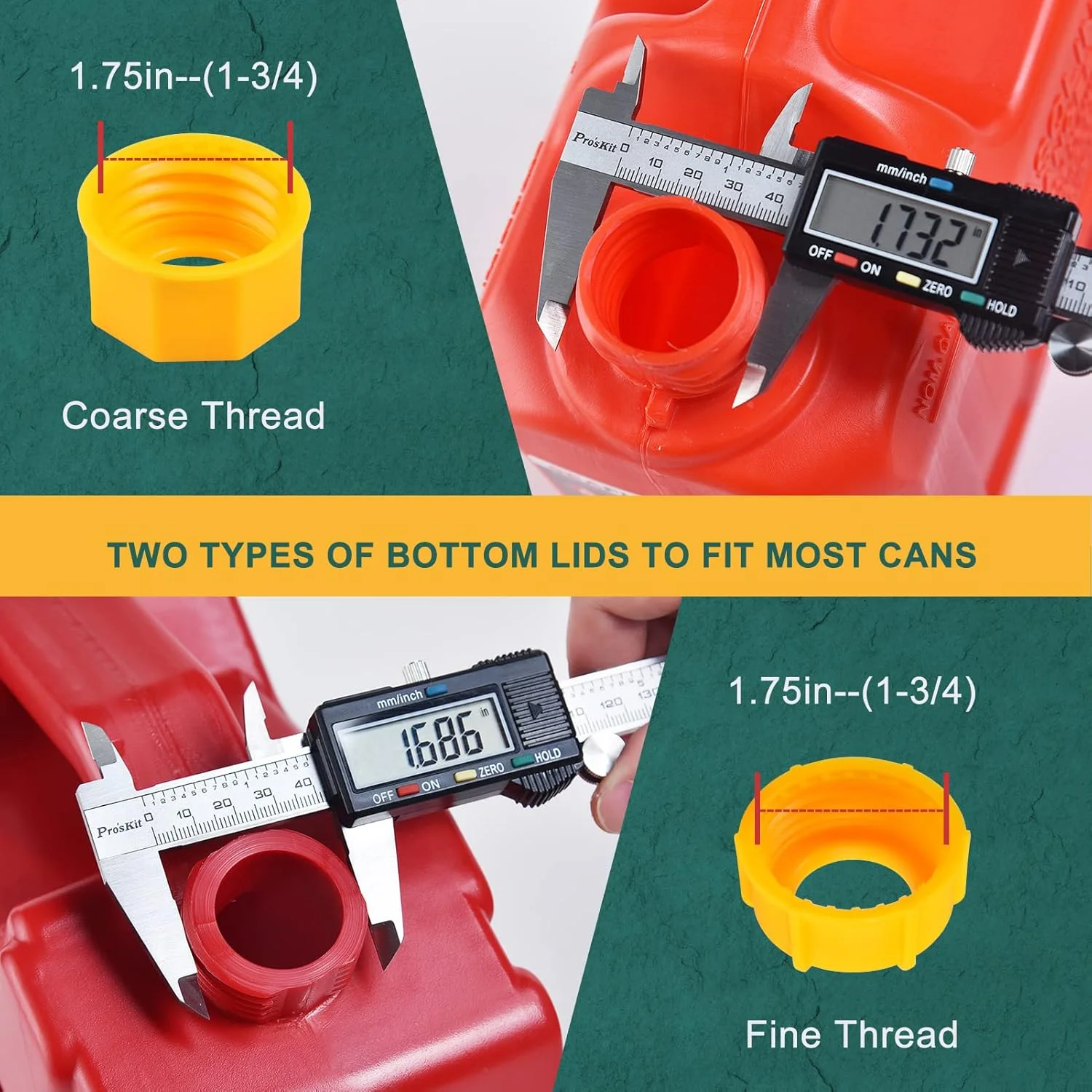 نازل جایگزین برای گالن بنزین، نازل گالن بنزین. طول شلنگ 8.1 اینچ، استفاده آسان تر. مناسب برای اکثر گالن های روغن 1/2/5/10 گالن. همراه با درپوش های هواکش گالن بنزین، پد لاستیکی ضخیم، پوشش نازل، درپوش پایه (2 عدد - مشکی)