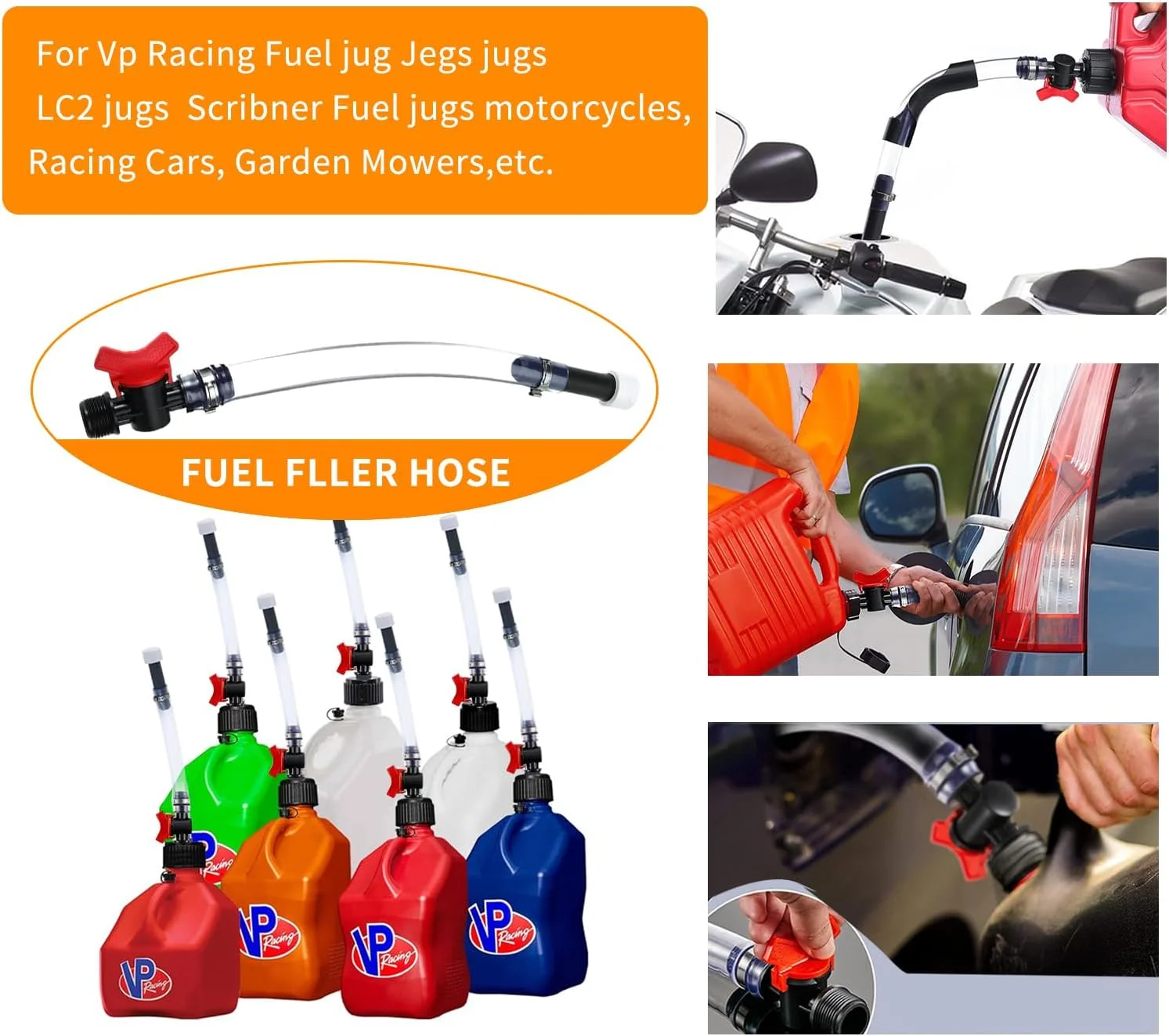 شیلنگ جایگزین برای دبه های بنزین، مناسب برای VP Racing، شیلنگ نازل دبه سوخت با شیر توپی 3044، دبه سوخت مسابقه ای VP، دبه های Egs، دبه های LC2، Scribner شیلنگ جایگزین برای دبه های بنزین، مناسب برای VP Racing، شیلنگ نازل دبه سوخت با شیر توپی 3044، دبه سوخت مسابقه ای VP، دبه های Egs، دبه های LC2، Scribner