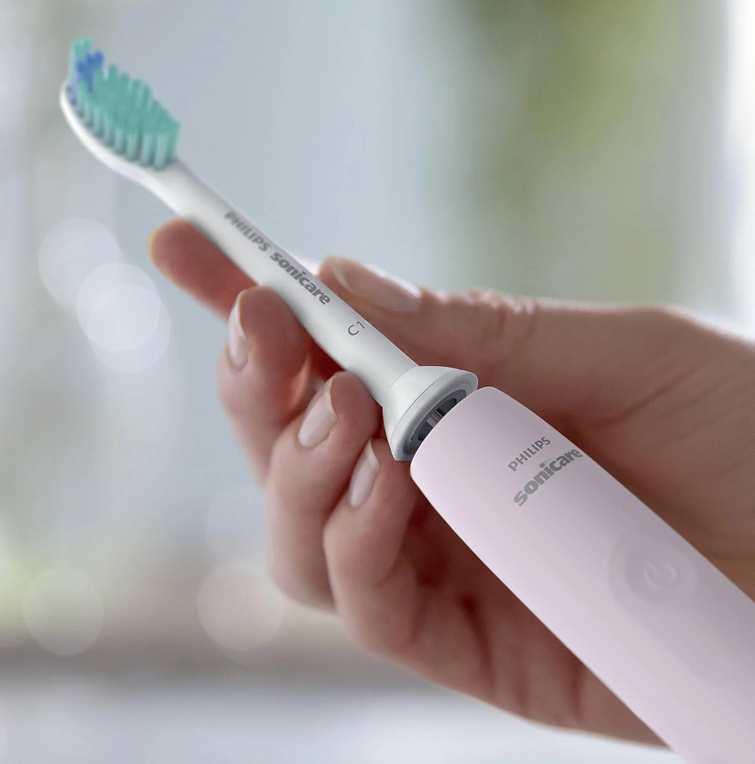 مسواک برقی فیلیپس Sonicare 3100، مسواک صوتی، حسگر فشار و تایمر، کیف مسافرتی، گل رز شکری، مدل HX3673/11
