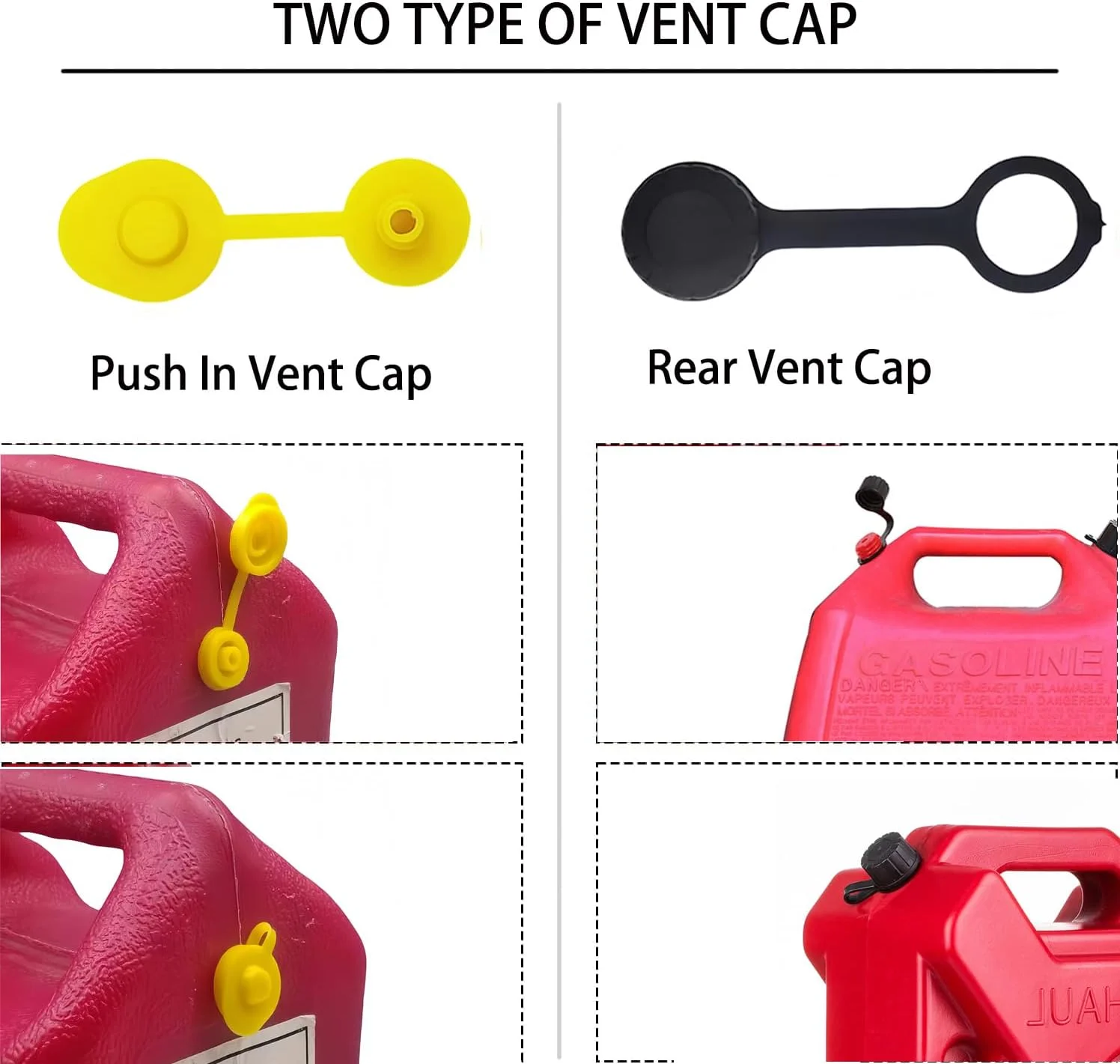 کیت تعویض نازل مخزن بنزین، نازل های زاویه دار ضد نشت جهانی، واشر، صفحه فیلتر، درپوش هواکش، مته برای مخزن بنزین قدیمی سازگار با Midwest Blitz Gott Rubbermaind Essence Scepter (بسته 3 عددی)