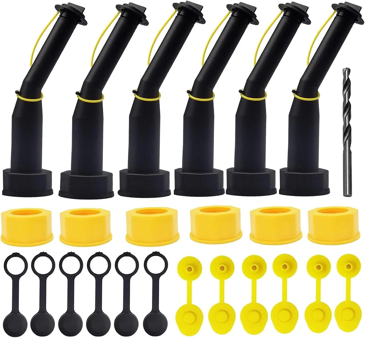 نازل جایگزین برای گالن بنزین، مناسب برای گالن های سوخت قدیمی با نازل، فیلتر، درپوش پیچی، درپوش هواکش و مته، سازگار با Midwest Scepter Gott Blitz و اکثر مخازن پلاستیکی قدیمی 1، 2 و 5 گالنی نازل جایگزین برای گالن بنزین، مناسب برای گالن های سوخت قدیمی با نازل، فیلتر، درپوش پیچی، درپوش هواکش و مته، سازگار با Midwest Scepter Gott Blitz و اکثر مخازن پلاستیکی قدیمی 1، 2 و 5 گالنی