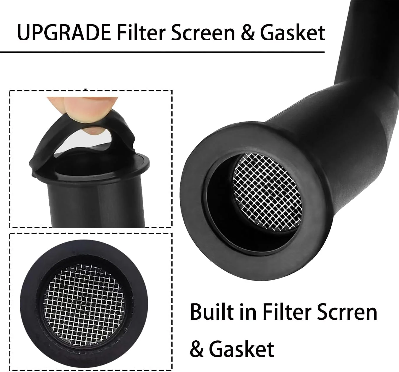 نازل جایگزین برای گالن بنزین مدل قدیمی به همراه نازل انعطاف پذیر، درپوش های پیچی با رزوه درشت و ریز، درپوش هواکش، سازگار با اکثر مخازن سوخت قدیمی و دبه های آب - بسته 4 عددی نازل جایگزین برای گالن بنزین مدل قدیمی به همراه نازل انعطاف پذیر، درپوش های پیچی با رزوه درشت و ریز، درپوش هواکش، سازگار با اکثر مخازن سوخت قدیمی و دبه های آب - بسته 4 عددی