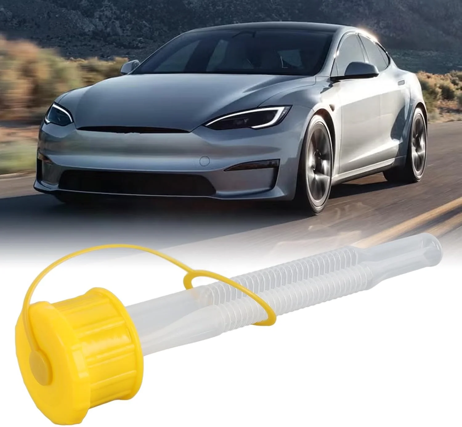 نازل جایگزین برای گالن بنزین، کیت ضد ریزش و بدون نشتی با نازل انعطاف پذیر، درپوش هواکش ارتقا یافته، مناسب برای اکثر گالن های 1/2/5/10 گالنی، ساخته شده از مواد ABS درجه یک